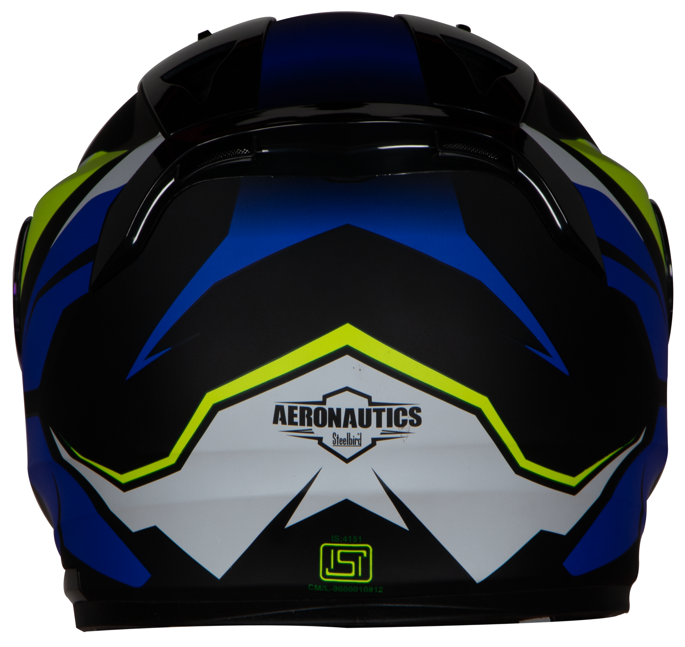 SA-1 Aviate Mat Black With Blue (Fitted With Clear Visor Extra Blue Chrome Visor Free)