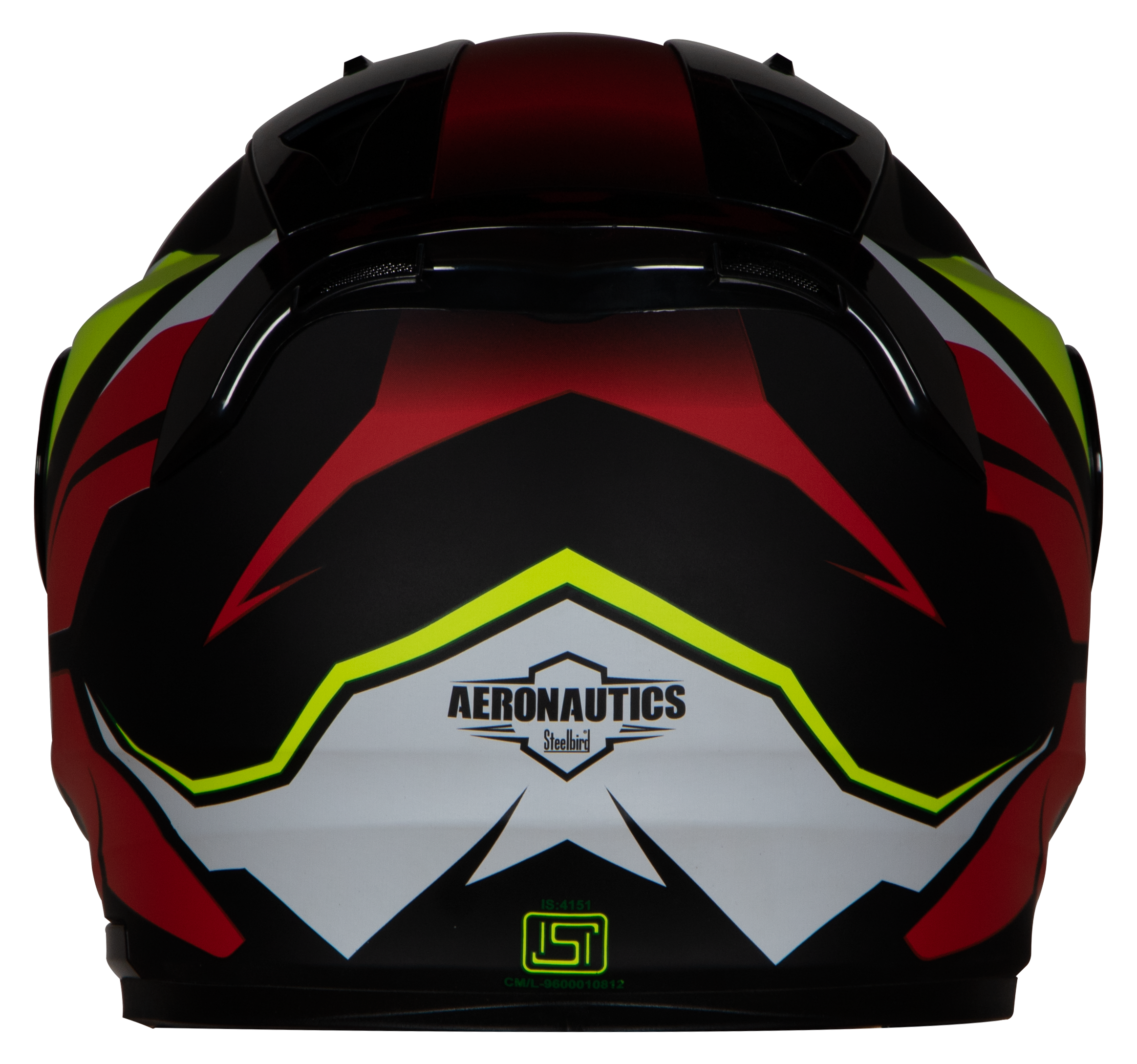 SA-1 Aviate Mat Black With Red(Fitted With Clear Visor Extra Green Night Vision Visor Free)