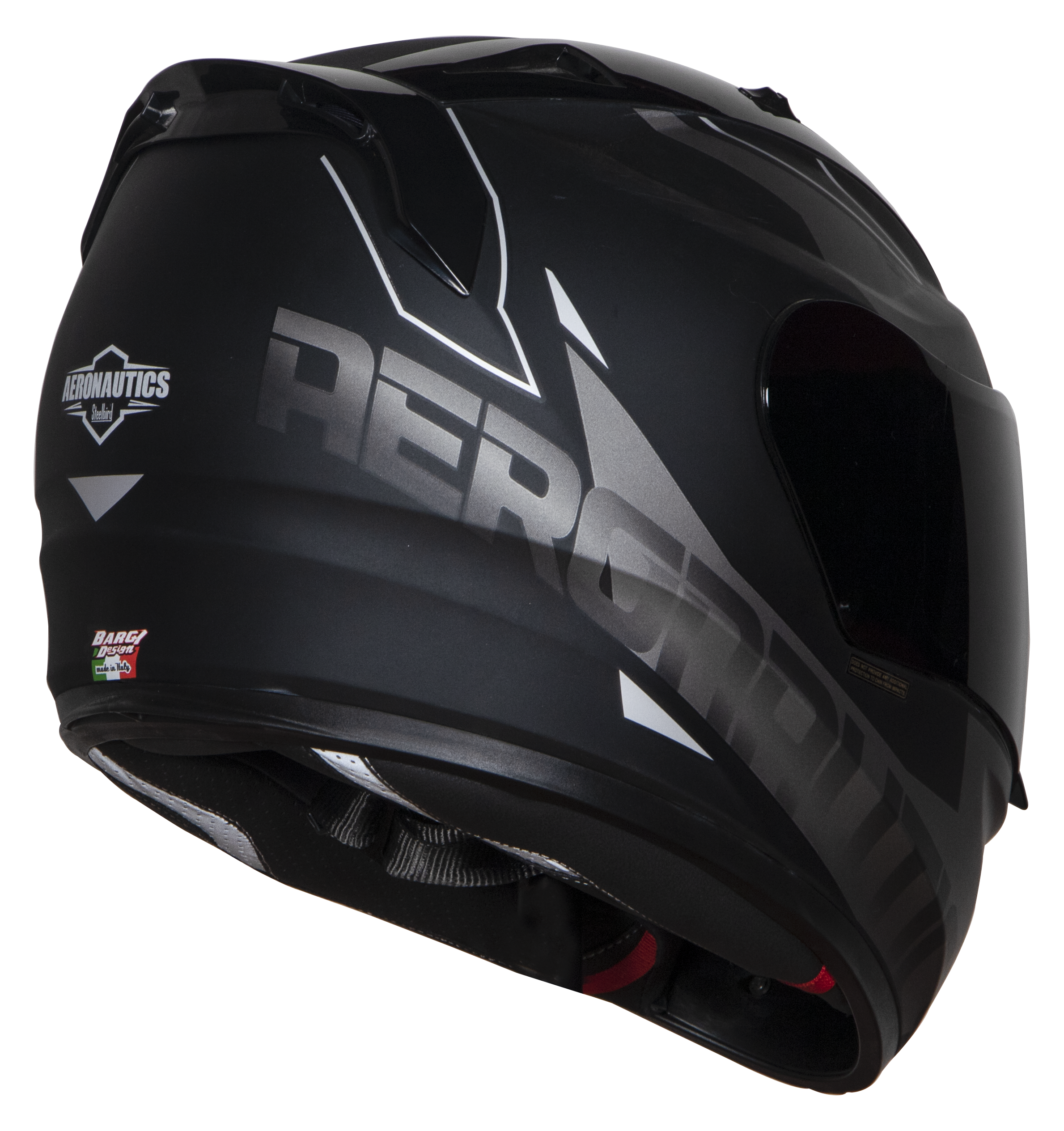 SA-1 RTW Mat Black With White (Fitted With Clear Visor Extra Smoke Visor Free)