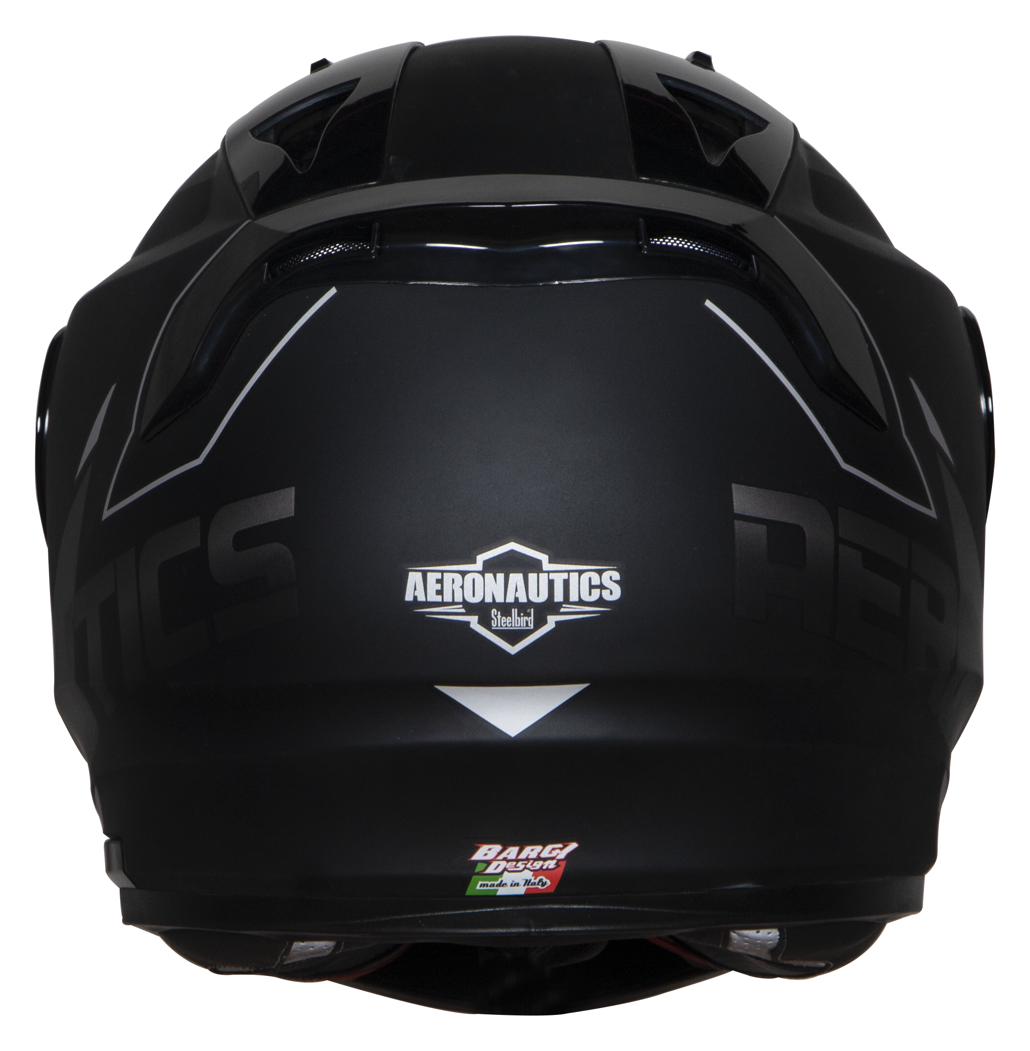 SA-1 RTW Mat Black With White (Fitted With Clear Visor Extra Chrome Rainbow Visor Free)