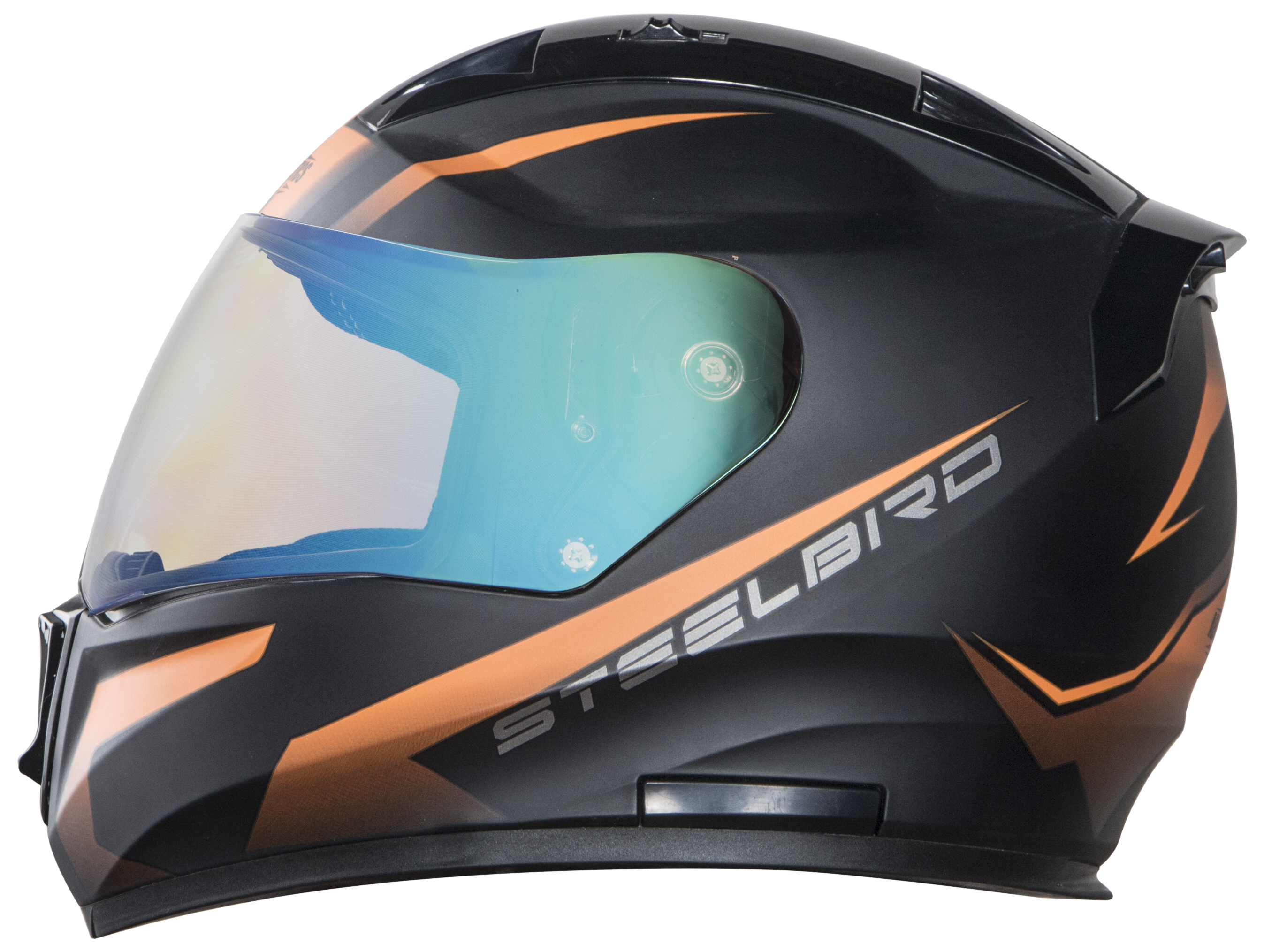 SA-1 WHIF Mat Black With Orange (Fitted With Clear Visor Extra Blue Night Vision Visor Free)
