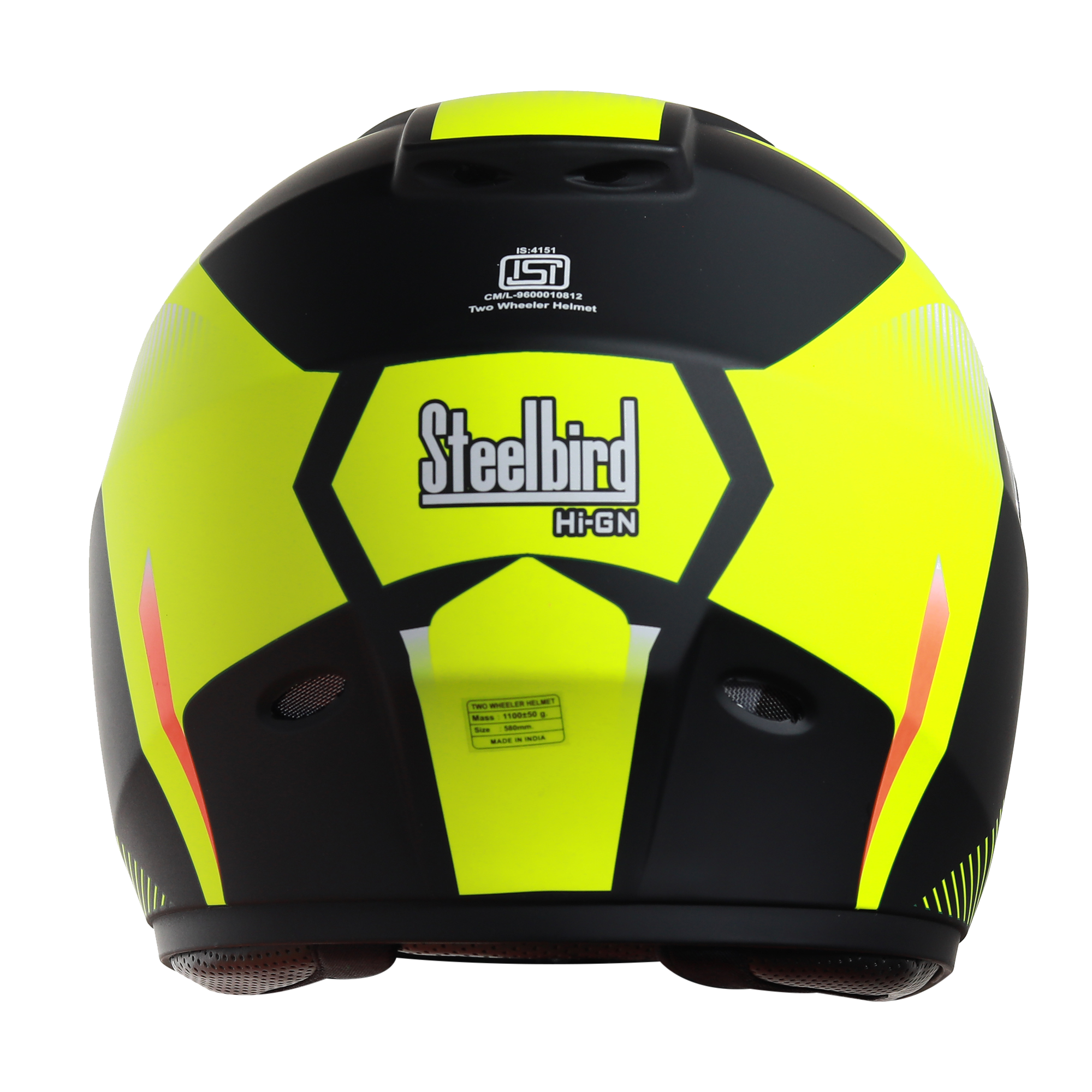 SBH-11 Zoom Trace Mat Black With Neon( Fitted With Clear Visor Extra Smoke Visor Free)