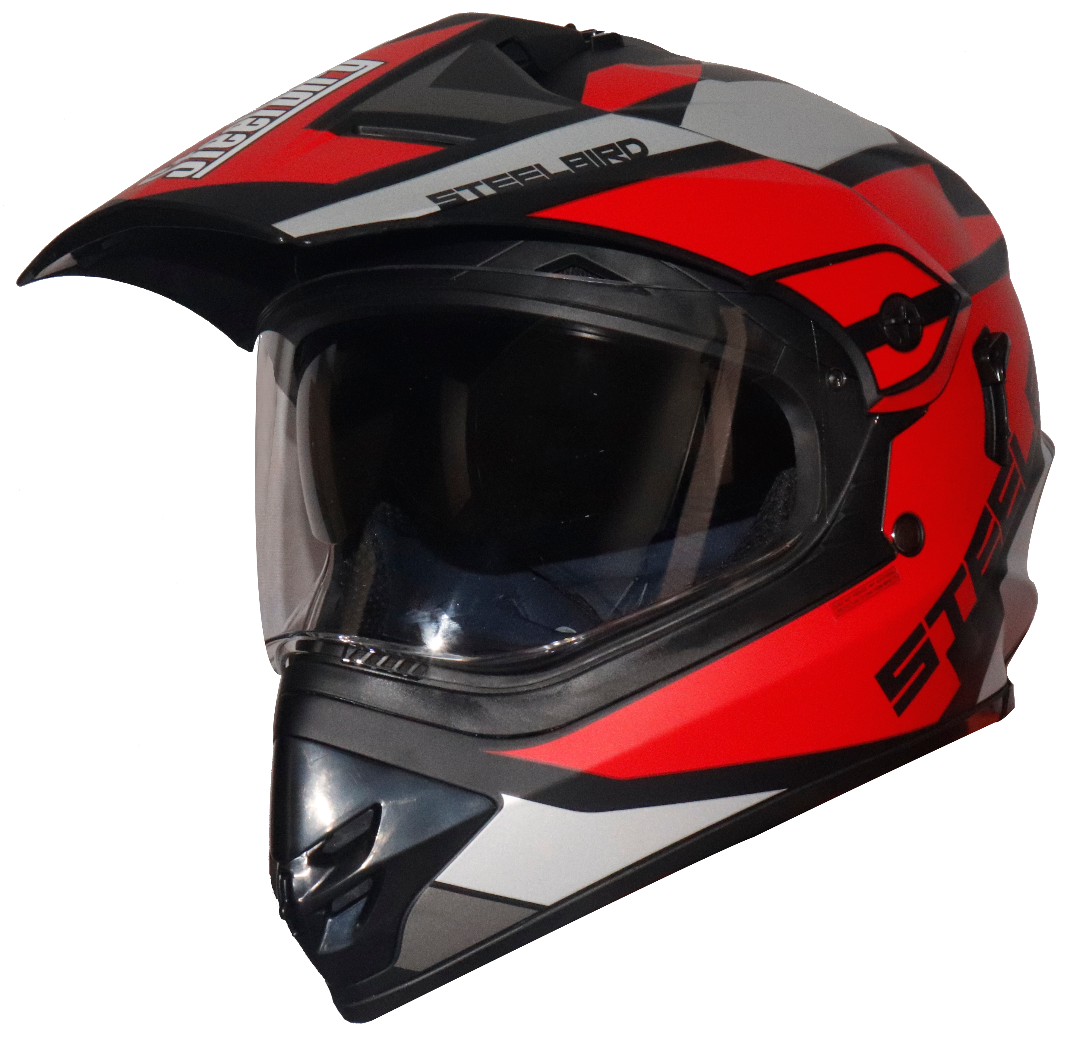 SB-42 Bang Silt Mat Black With Red (Clear With Sun Shield)