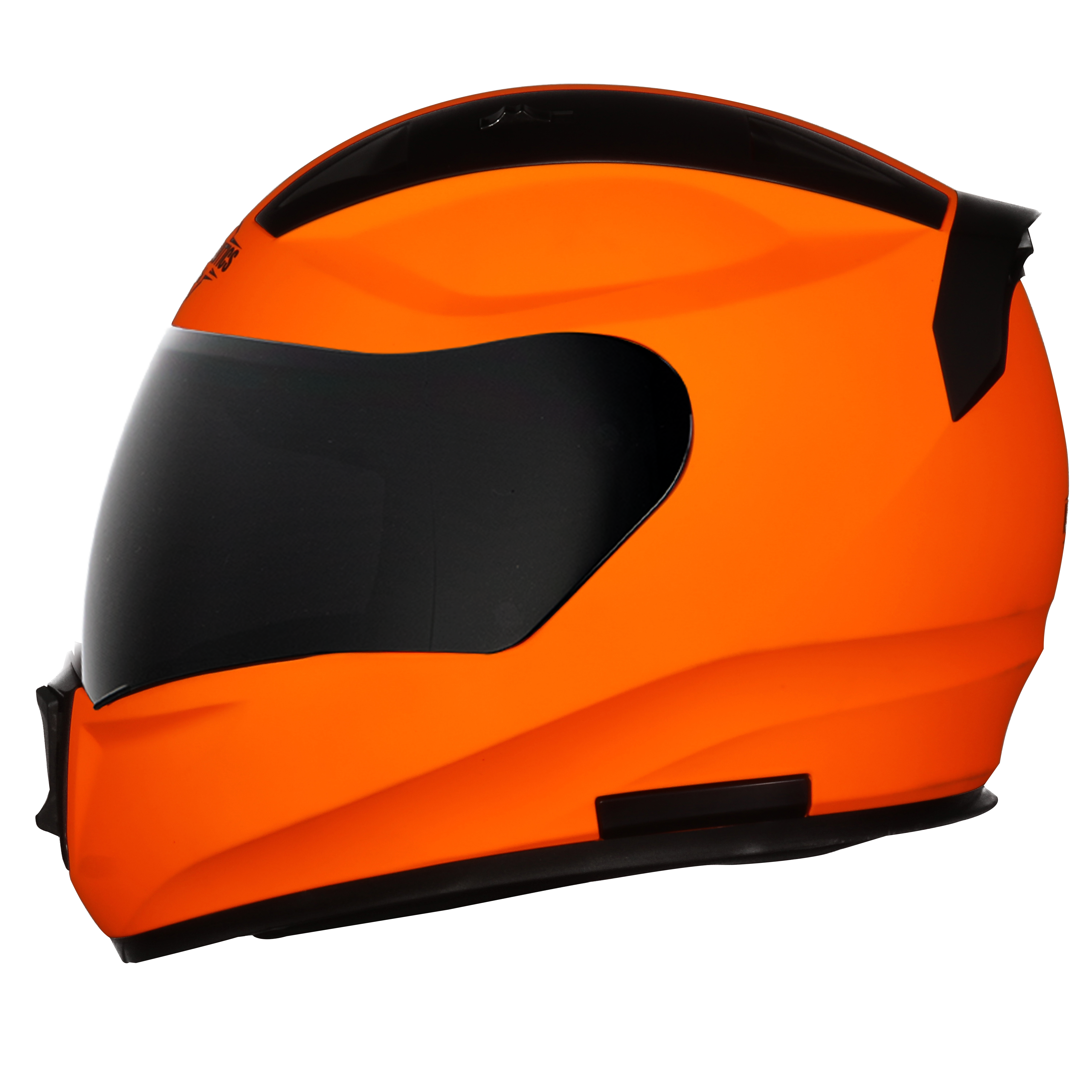 SA-1 FLUO ORANGE (FITTED WITH CLEAR VISOR EXTRA SMPOKE VISOR FREE)
