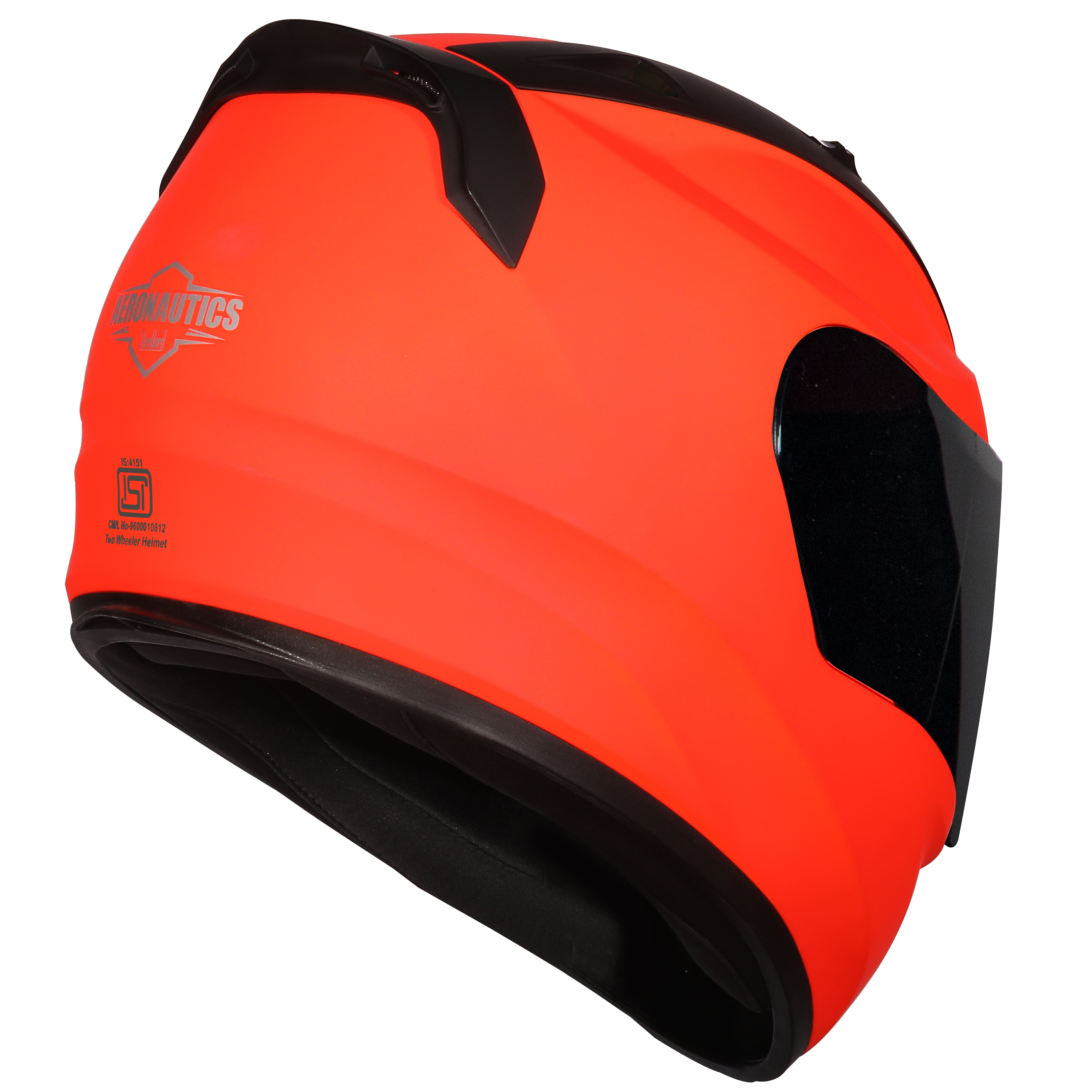 SA-1 FLUO RED (FITTED WITH CLEAR VISOR EXTRA SMPOKE VISOR FREE)