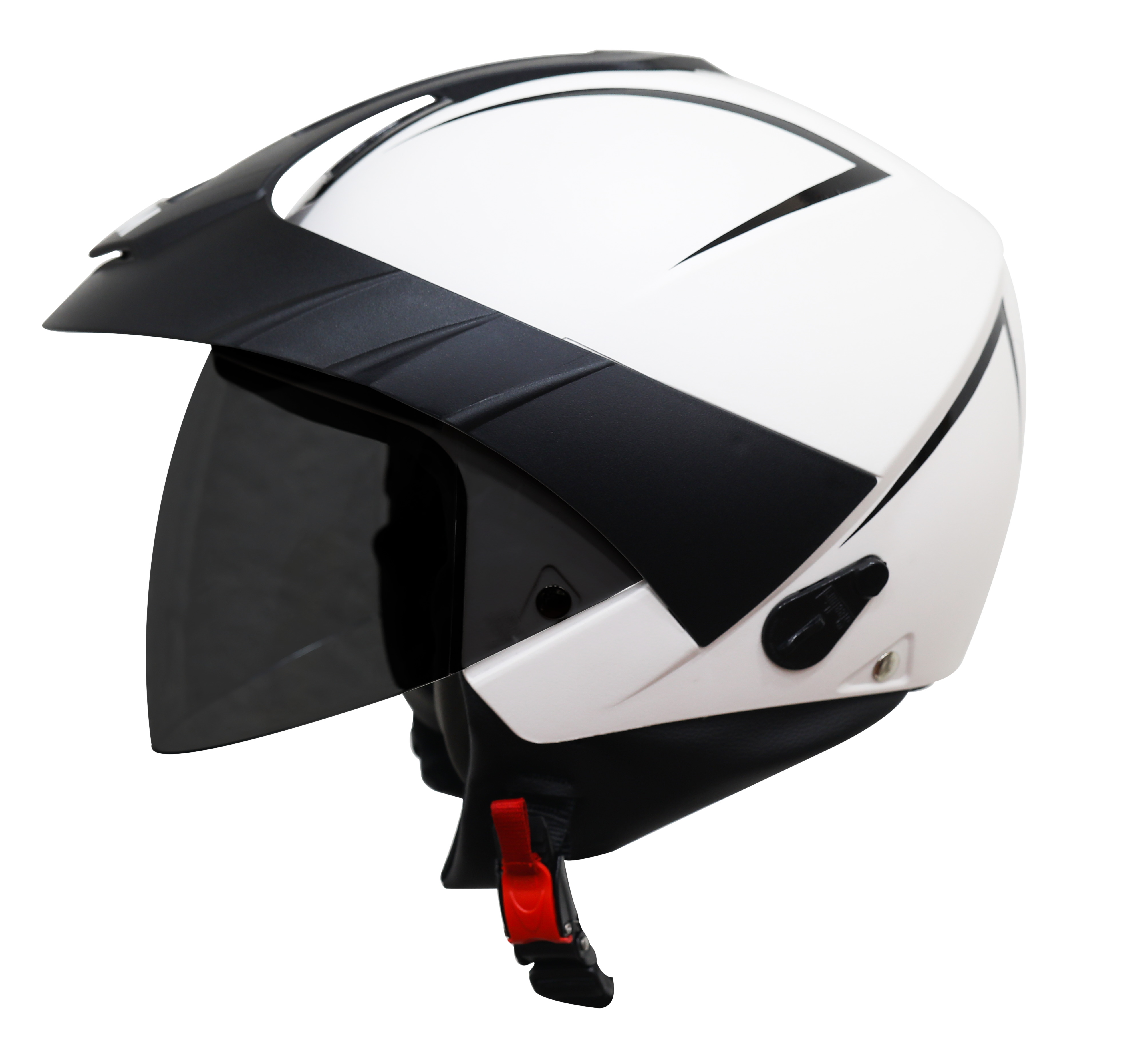 SB-33 ARM Reflective Dashing White With Peak (Fitted With Clear Visor Extra Smoke Visor Free)