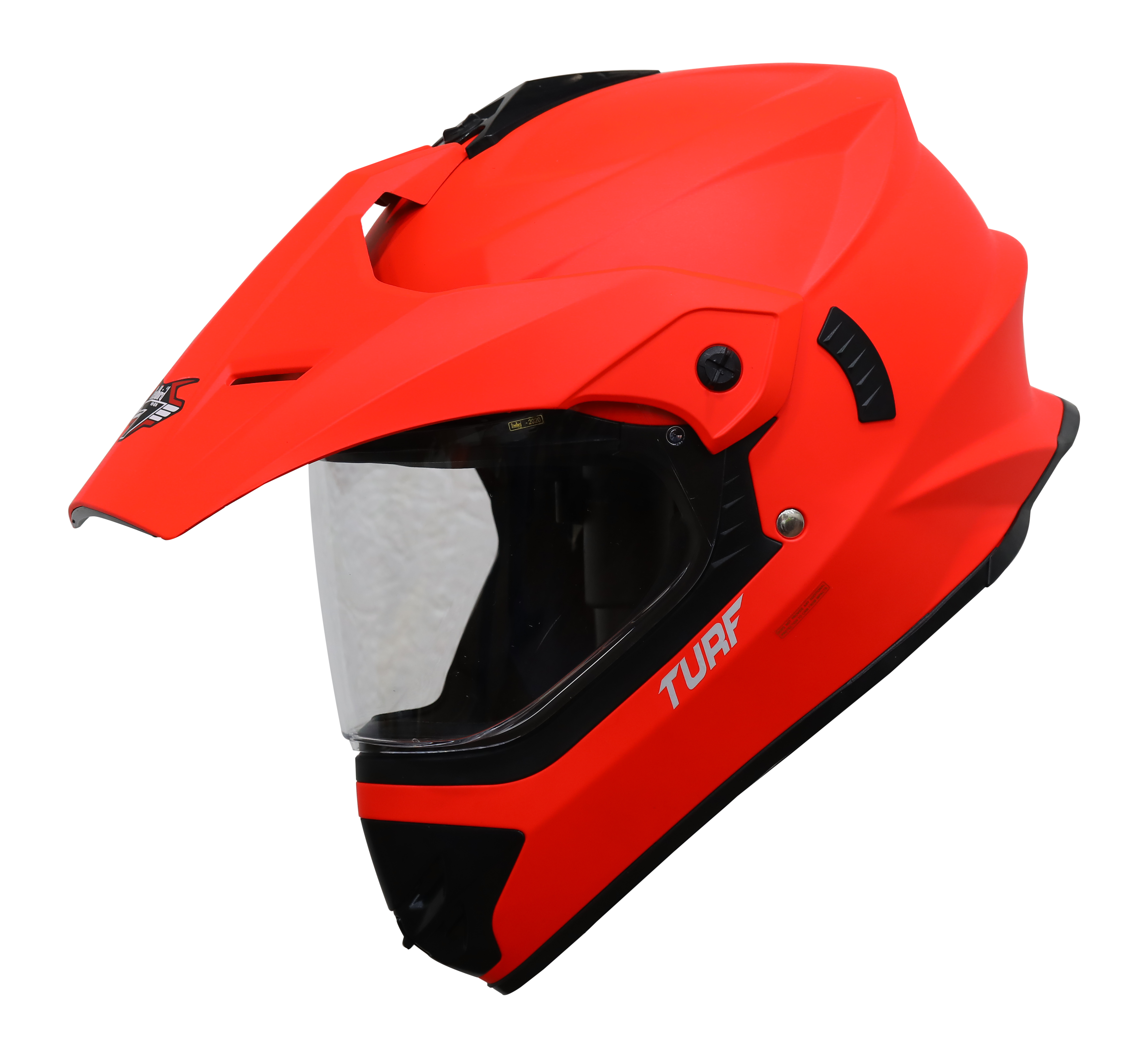 SB-42 Turf Single Visor Glossy Fluo Red