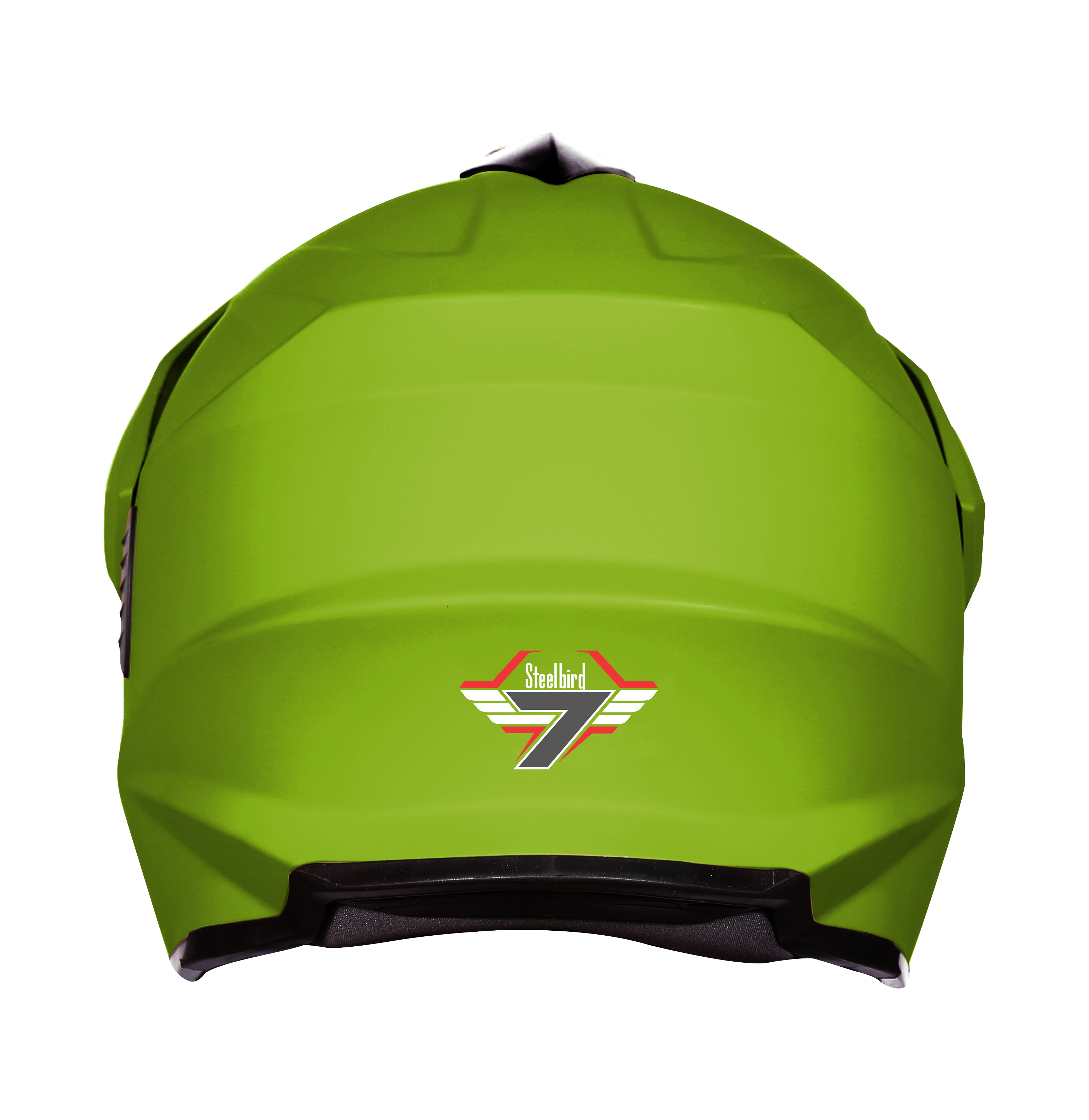 SB-42 Turf Single Visor Mat Y.Green With Gold Night Vision Visor (With Extra Clear Visor)