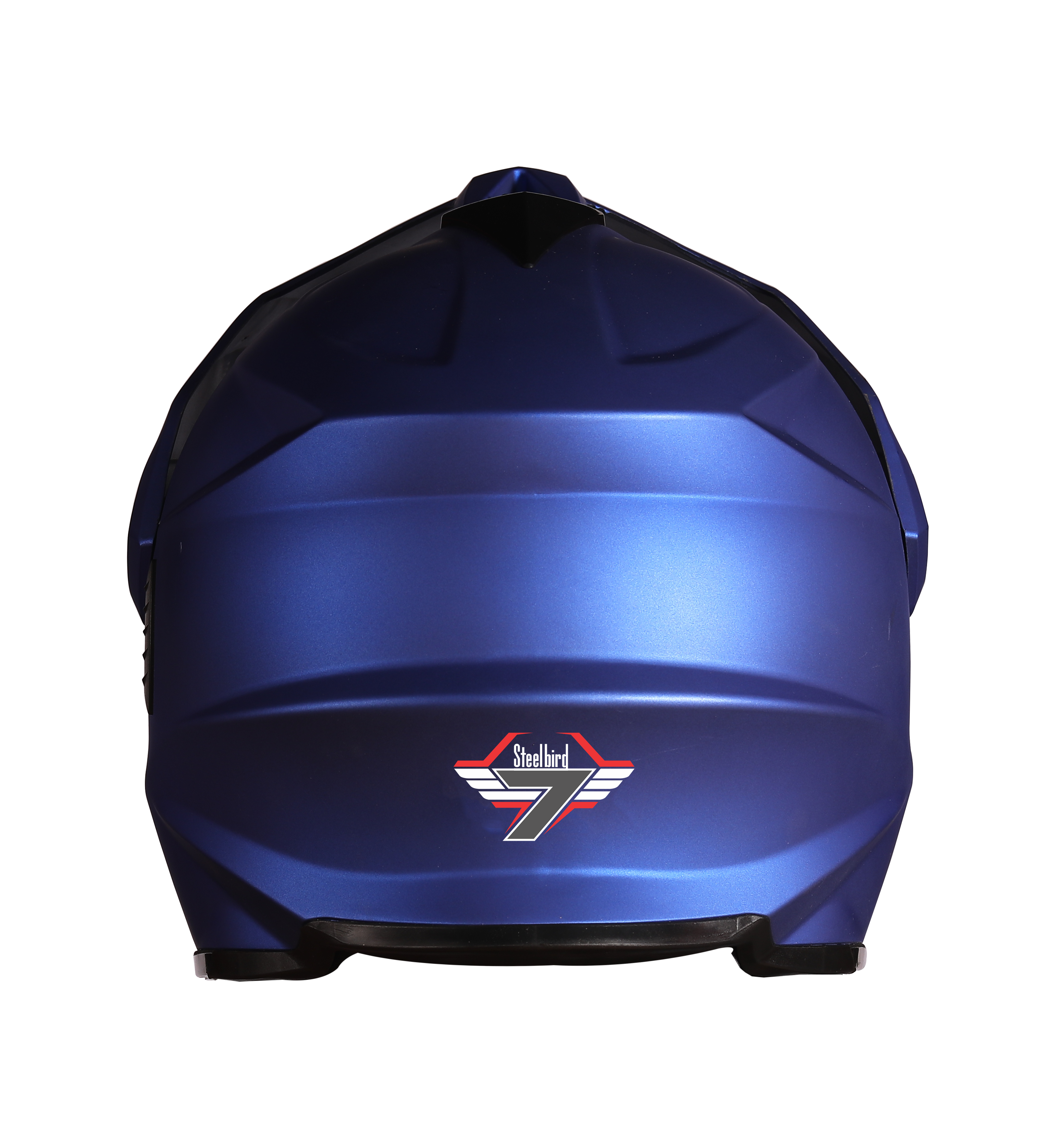SB-42 Turf Single Visor Mat Y.Blue With Anti-Fog Shield Chrome Gold Visor (With Extra Clear Visor)