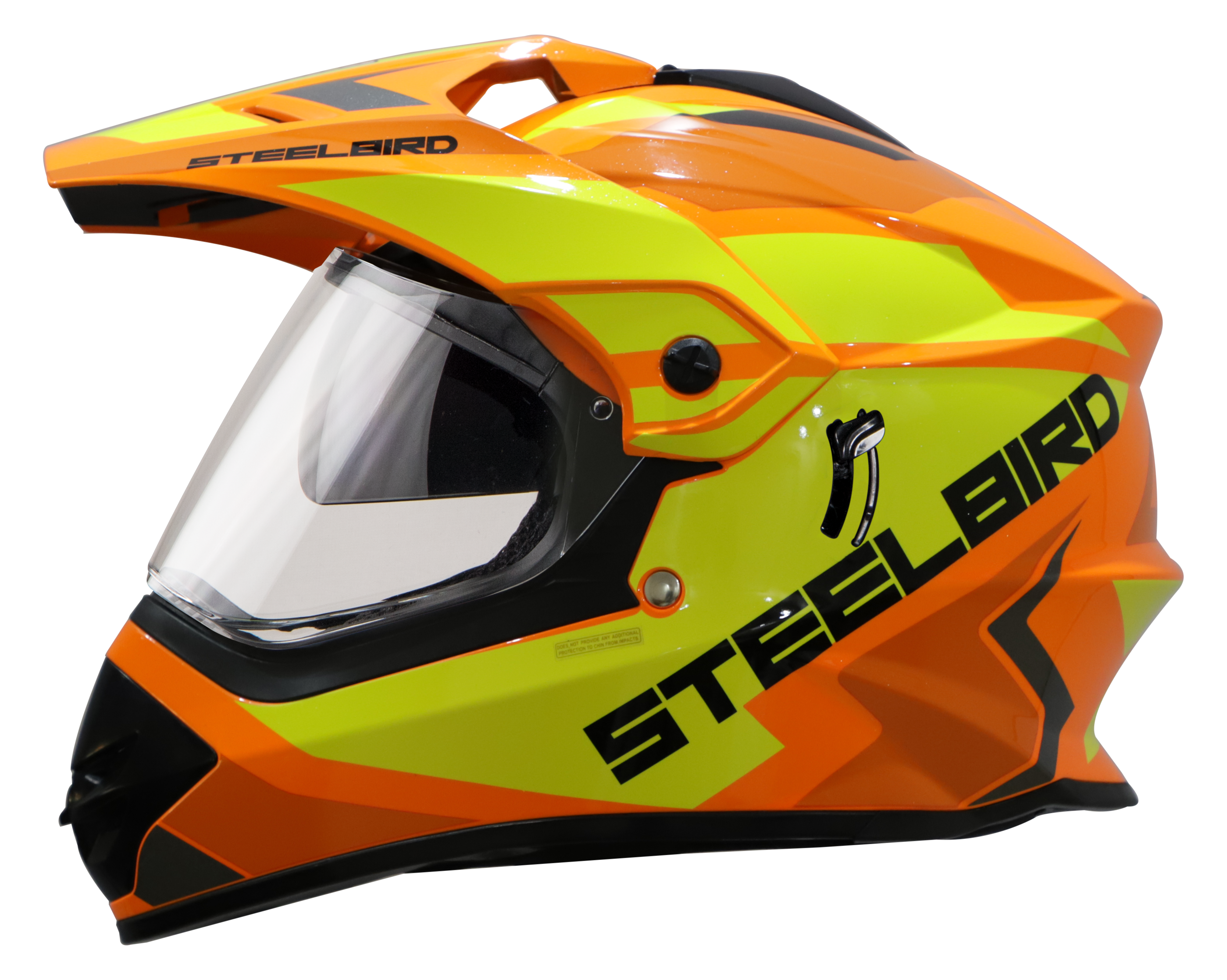 SB-42 Bang Silt Glossy Fluo Orange With Neon (Clear With Sun Shield)