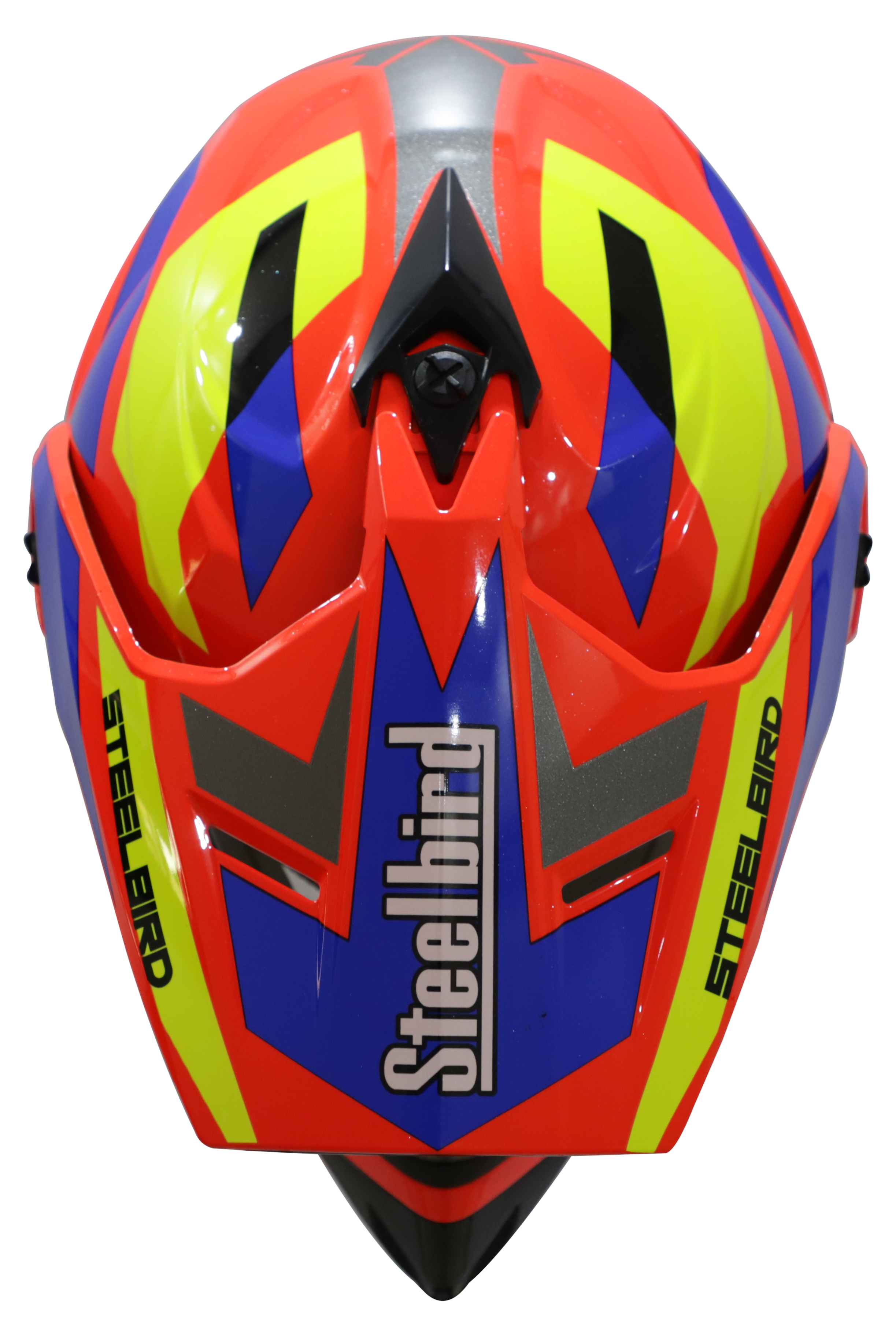 SB-42 Bang Silt Glossy Fluo Watermelon With Blue (Clear With Sun Shield)