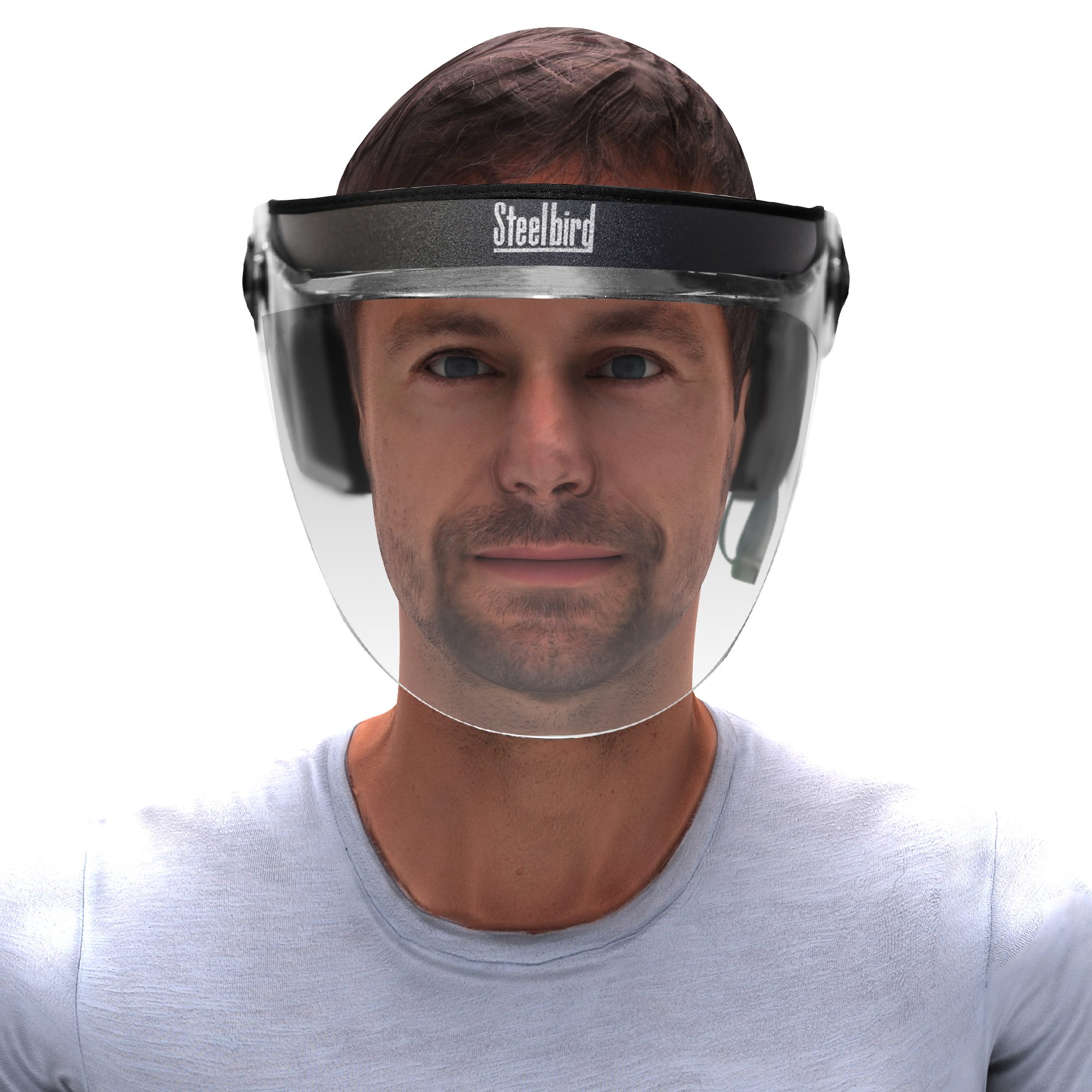 IGN-1 HF FACE SHIELD WITH HANDS FREE FUNCTION