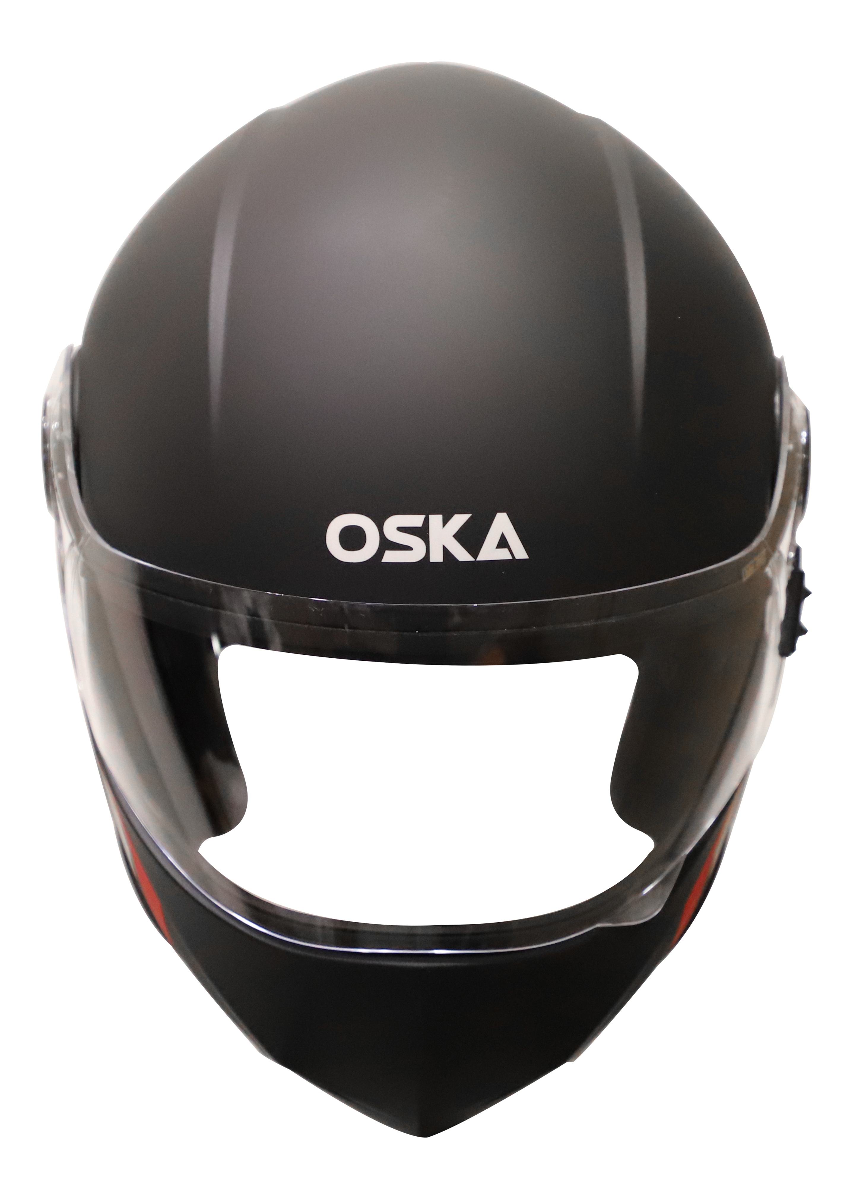 Steelbird SB-45 OSKA Flip Up Helmet With Reflective Graphics (Matt Black With Clear Visor)