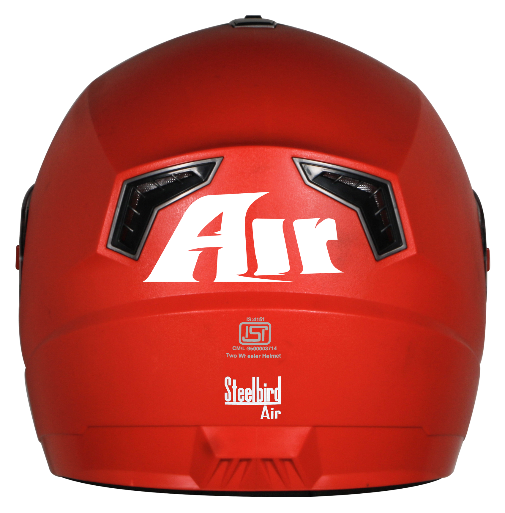 SBA-1 AIR DASHING RED FITTED WITH CLEAR VISOR ( EXTRA CHROME BLUE VISOR)
