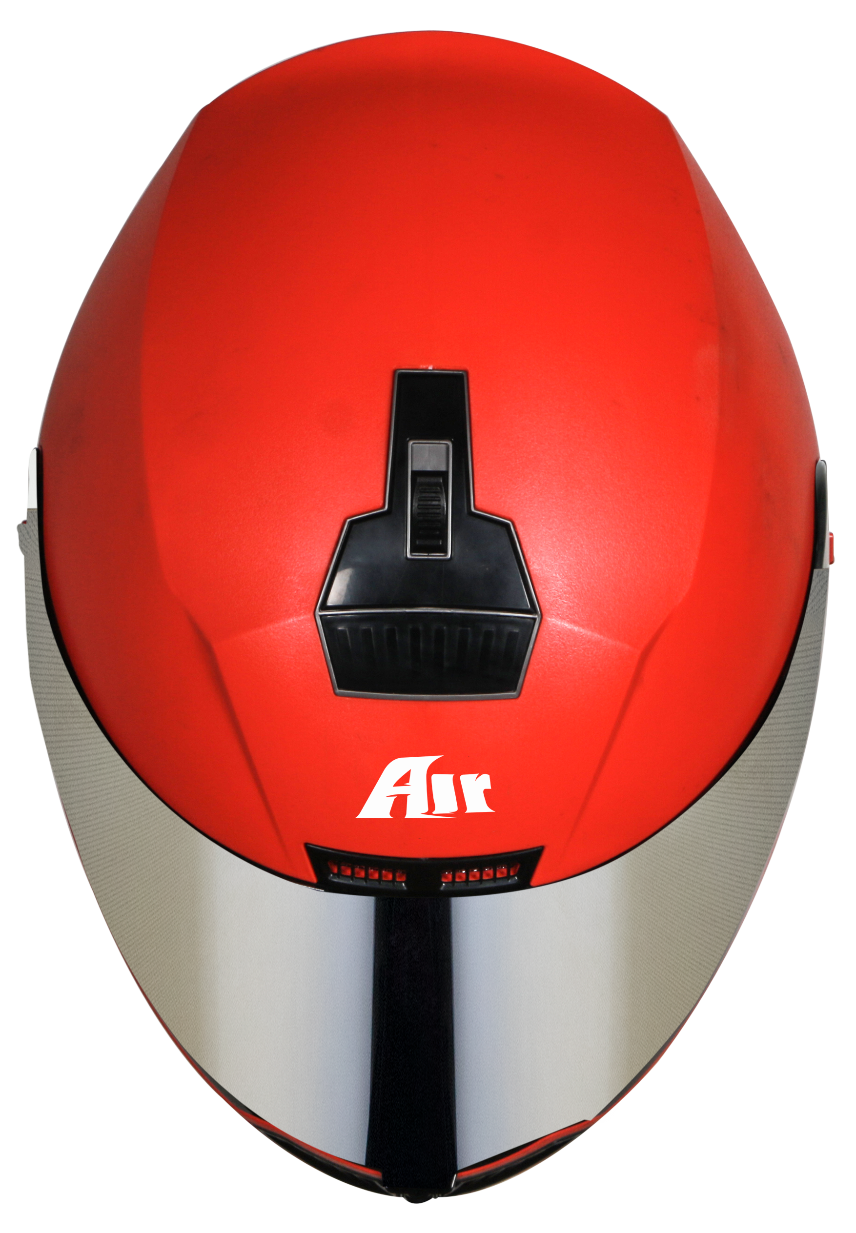 SBA-1 AIR DASHING RED FITTED WITH CLEAR VISOR ( EXTRA CHROME SILVER VISOR)