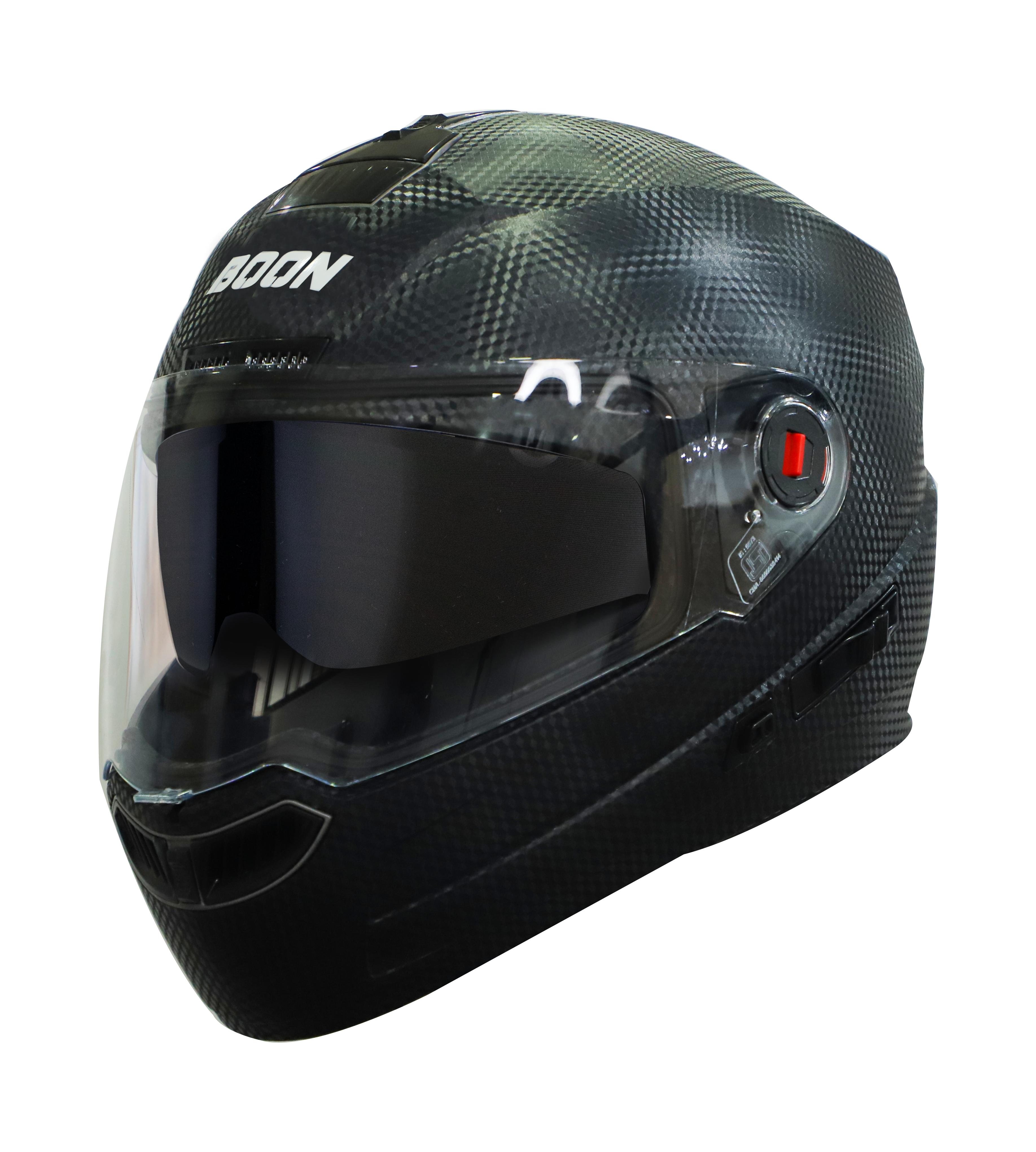 Steelbird SBA-1 Boon Dashing ISI Certified Full Face Helmet For Men And Women With Inner Smoke Sun Shield (Dashing Black)