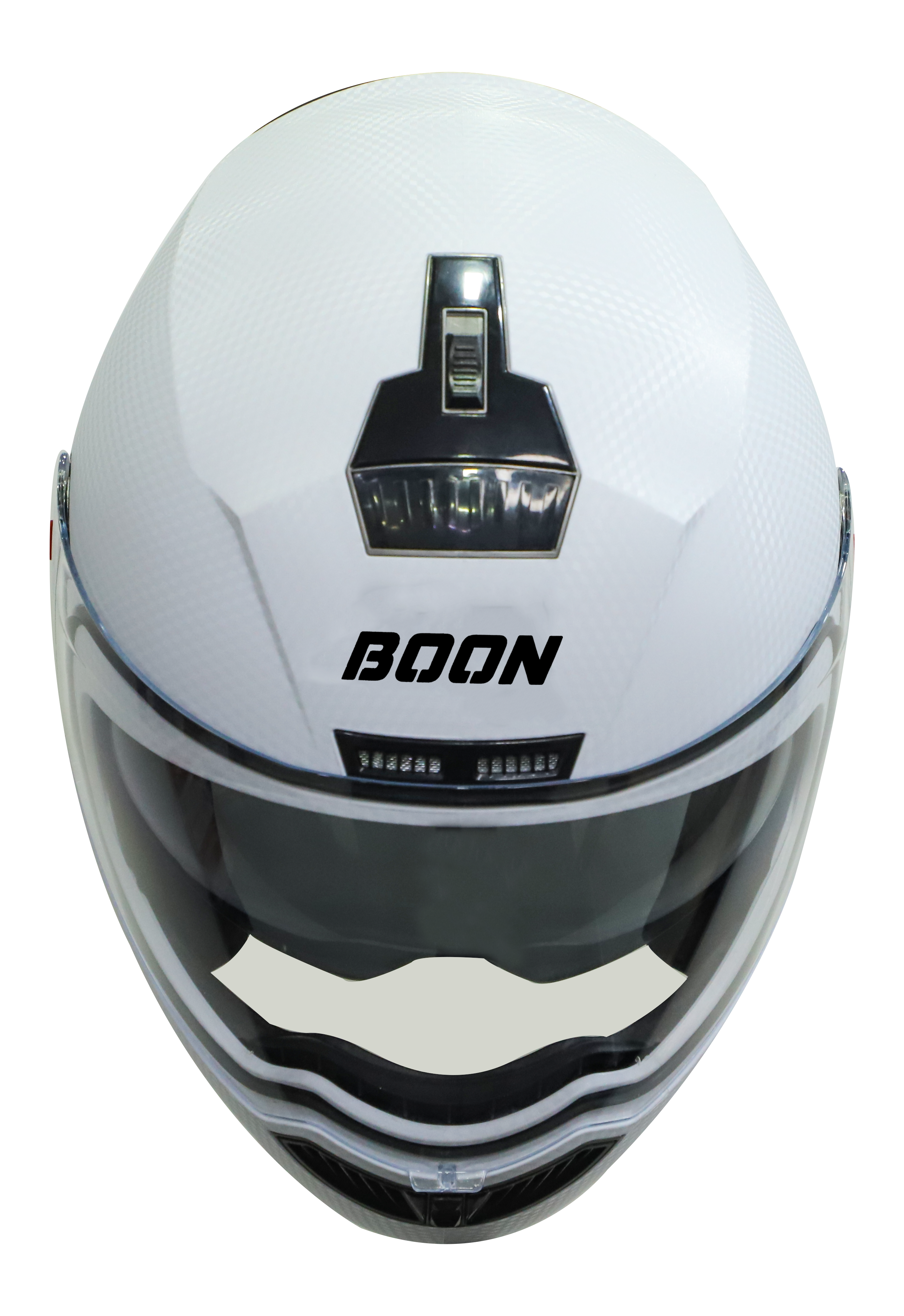 Steelbird SBA-1 Boon Dashing ISI Certified Full Face Helmet For Men And Women With Inner Smoke Sun Shield (Dashing White)