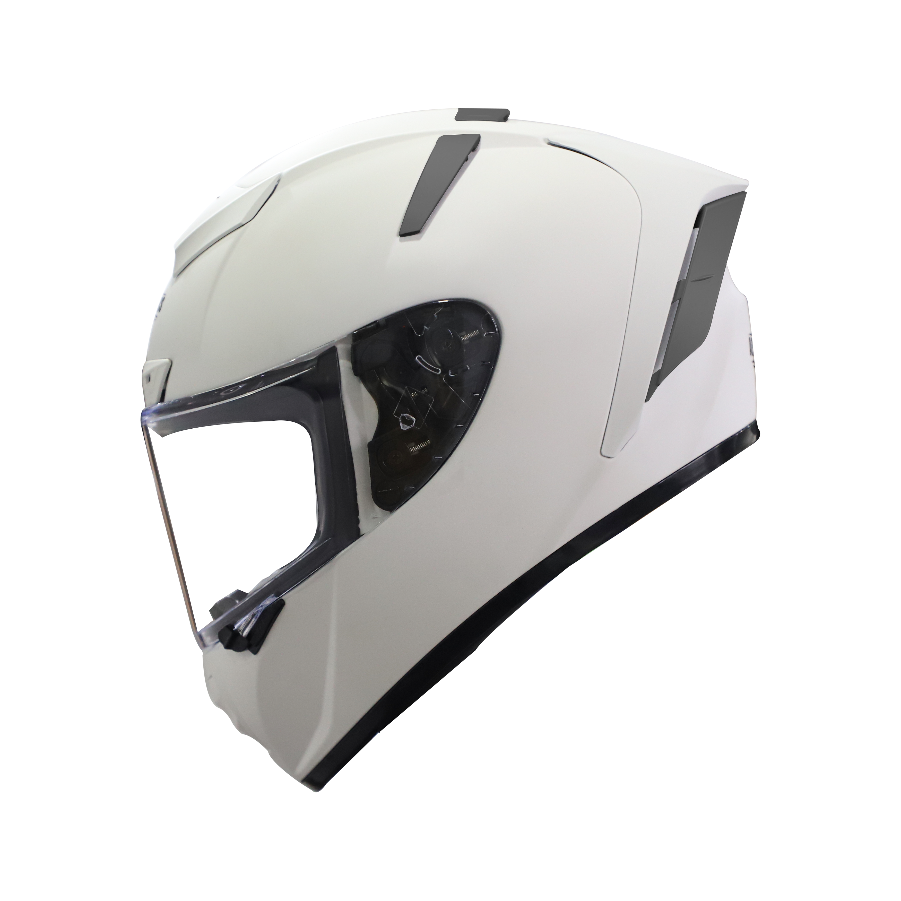 Steelbird SA-2 7Wings Super Aeronautics Full Face Helmet (Matt White With Clear Visor)