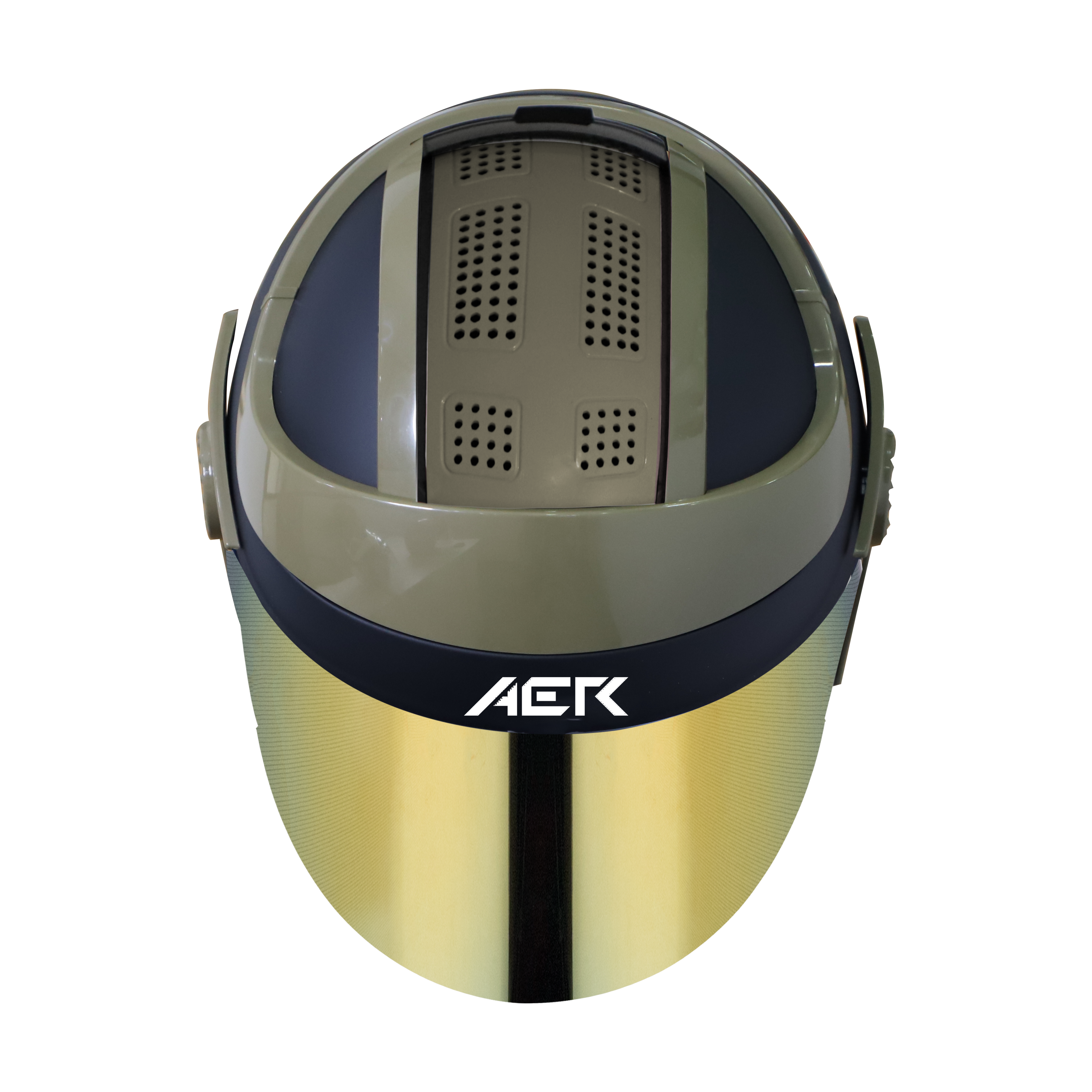SB-29 AER MAT BLACK WITH DESERT STORM (FITTED WITH CLEAR VISOR WITH EXTRA CHROME GOLD VISOR FREE) 