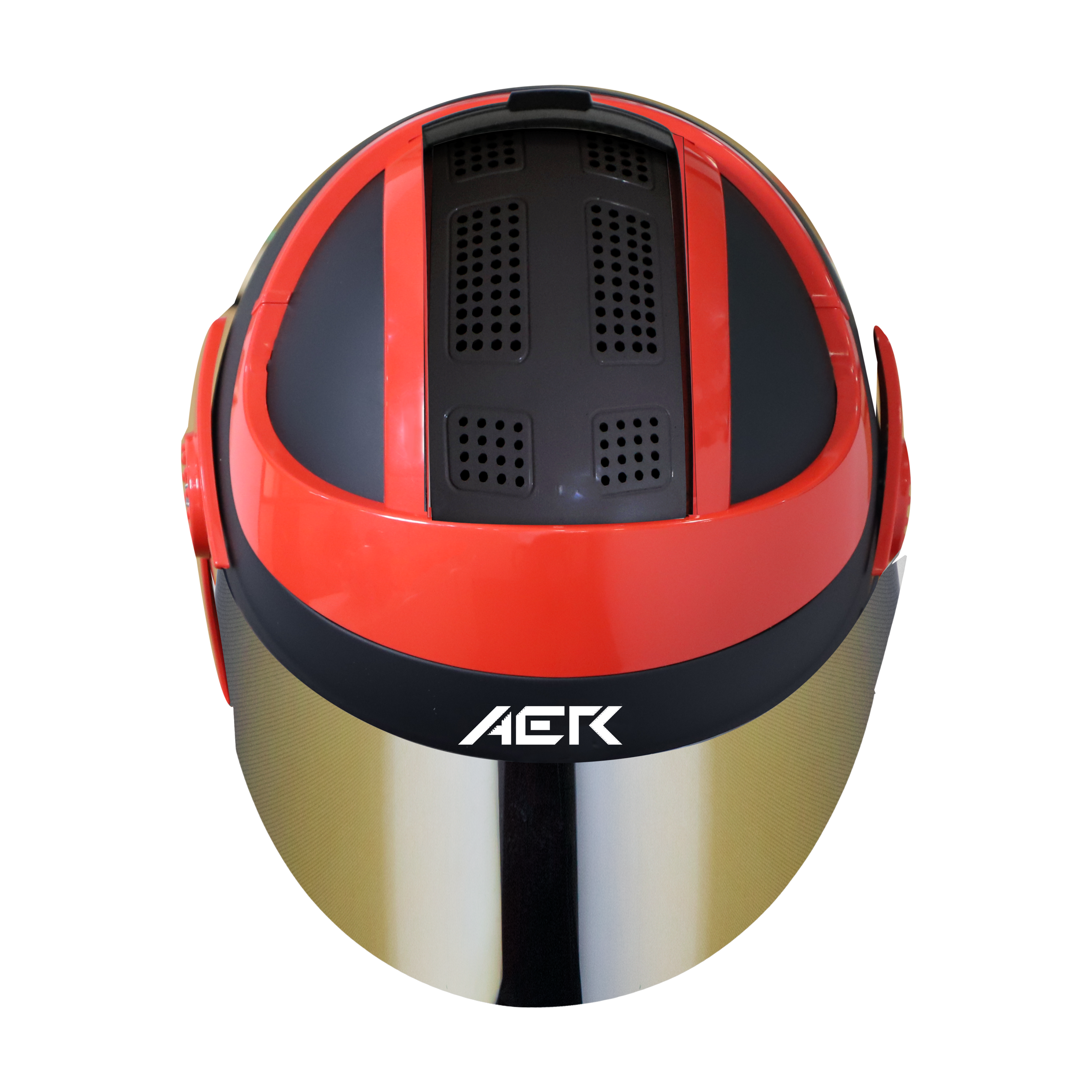 SB-29 AER MAT BLACK WITH RED (FITTED WITH CLEAR VISOR WITH EXTRA CHROME GOLD VISOR FREE) 