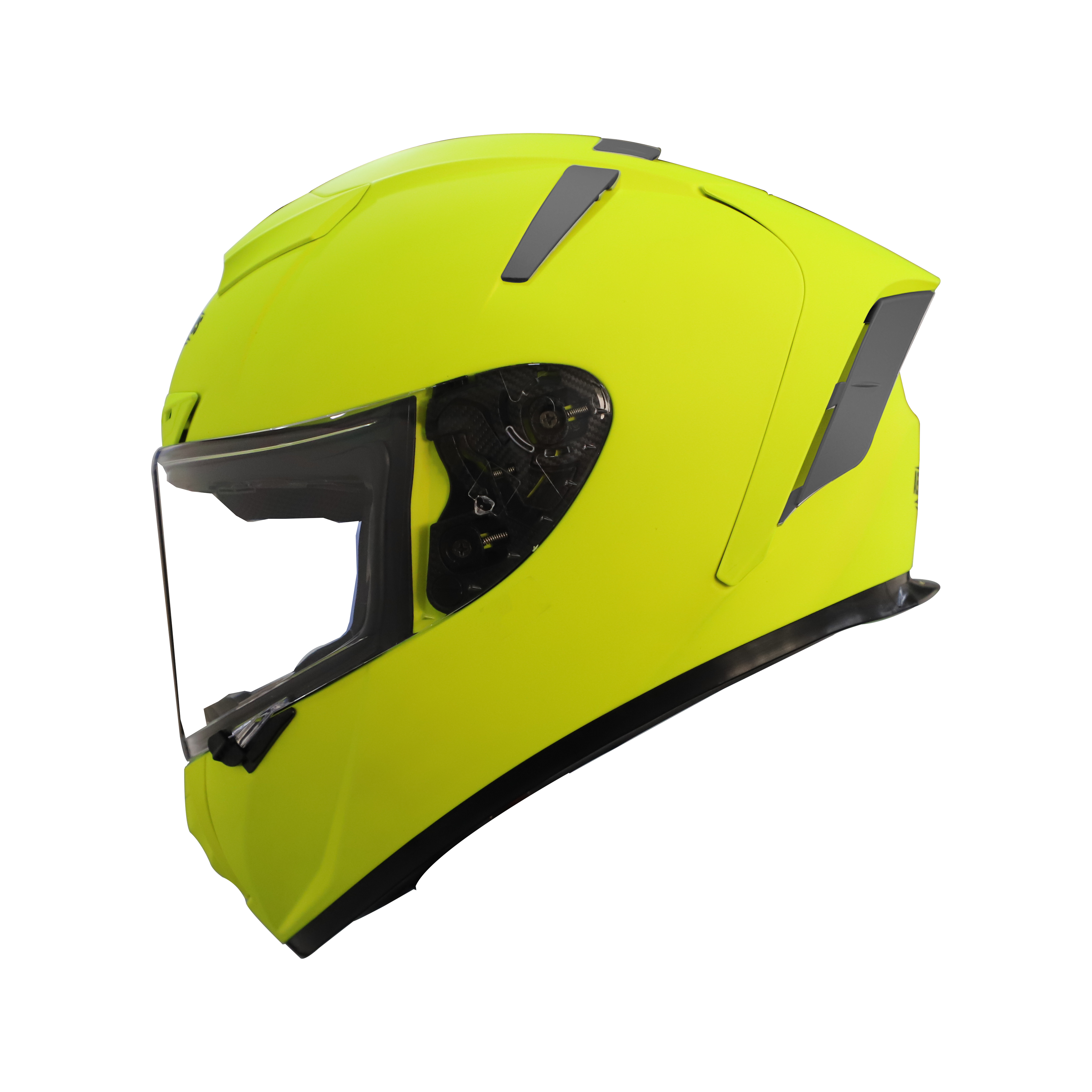 Steelbird SA-2 7Wings Super Aeronautics Full Face Helmet (Glossy Fluo Neon With Clear Visor)