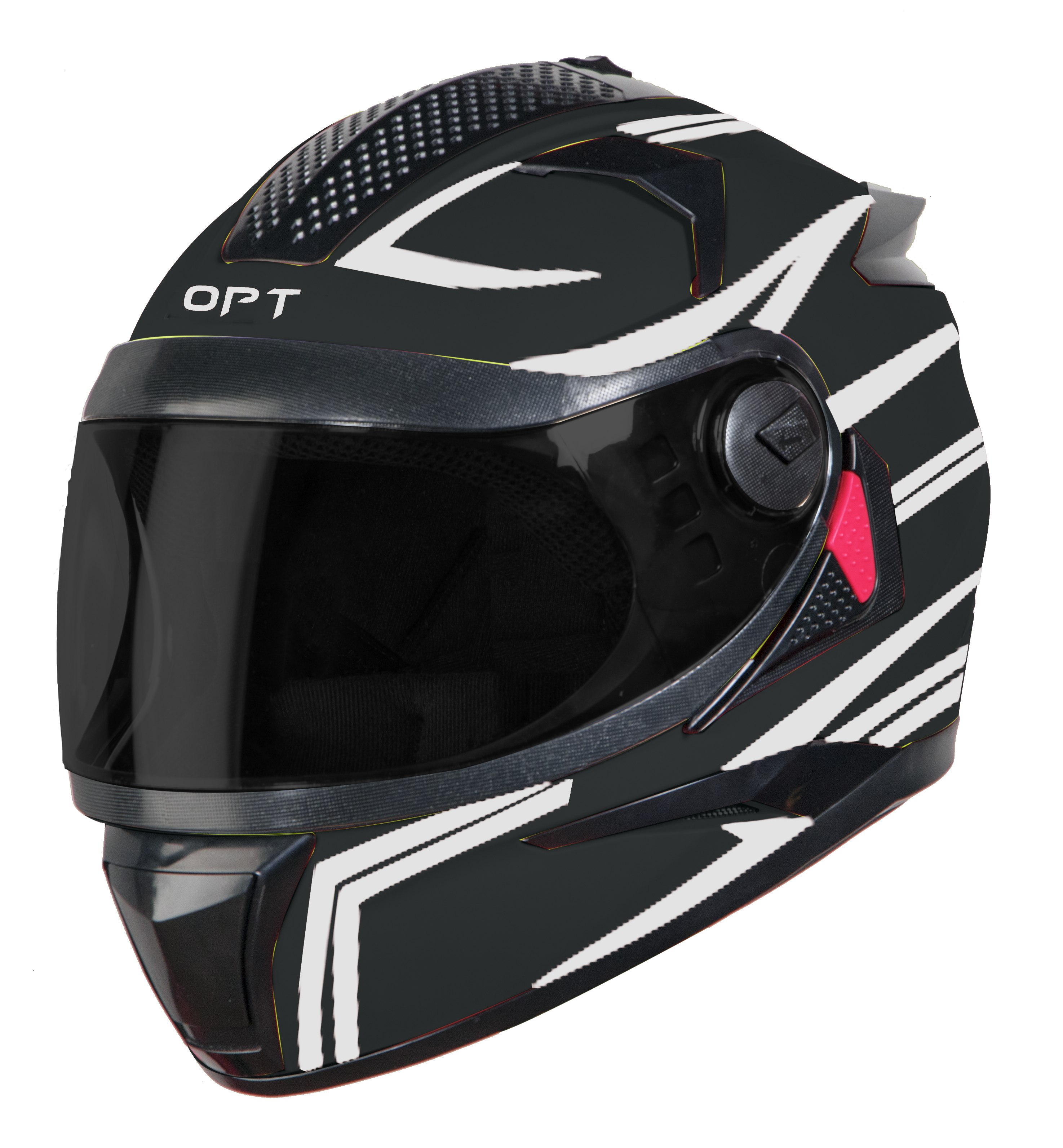 Steelbird 7Wings Robot Opt ISI Certified Full Face Helmet With Night Reflective Graphics (Glossy Black Silver With Smoke Visor)