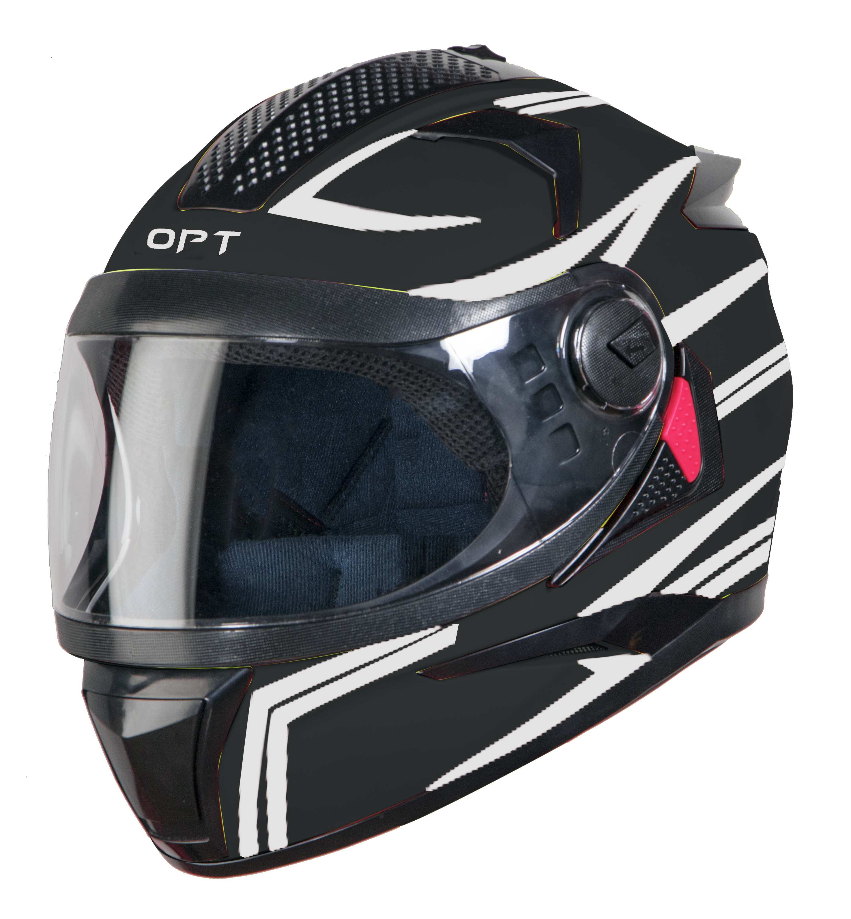 Steelbird 7Wings Robot Opt ISI Certified Full Face Helmet With Night Reflective Graphics (Matt Black Silver With Clear Visor)