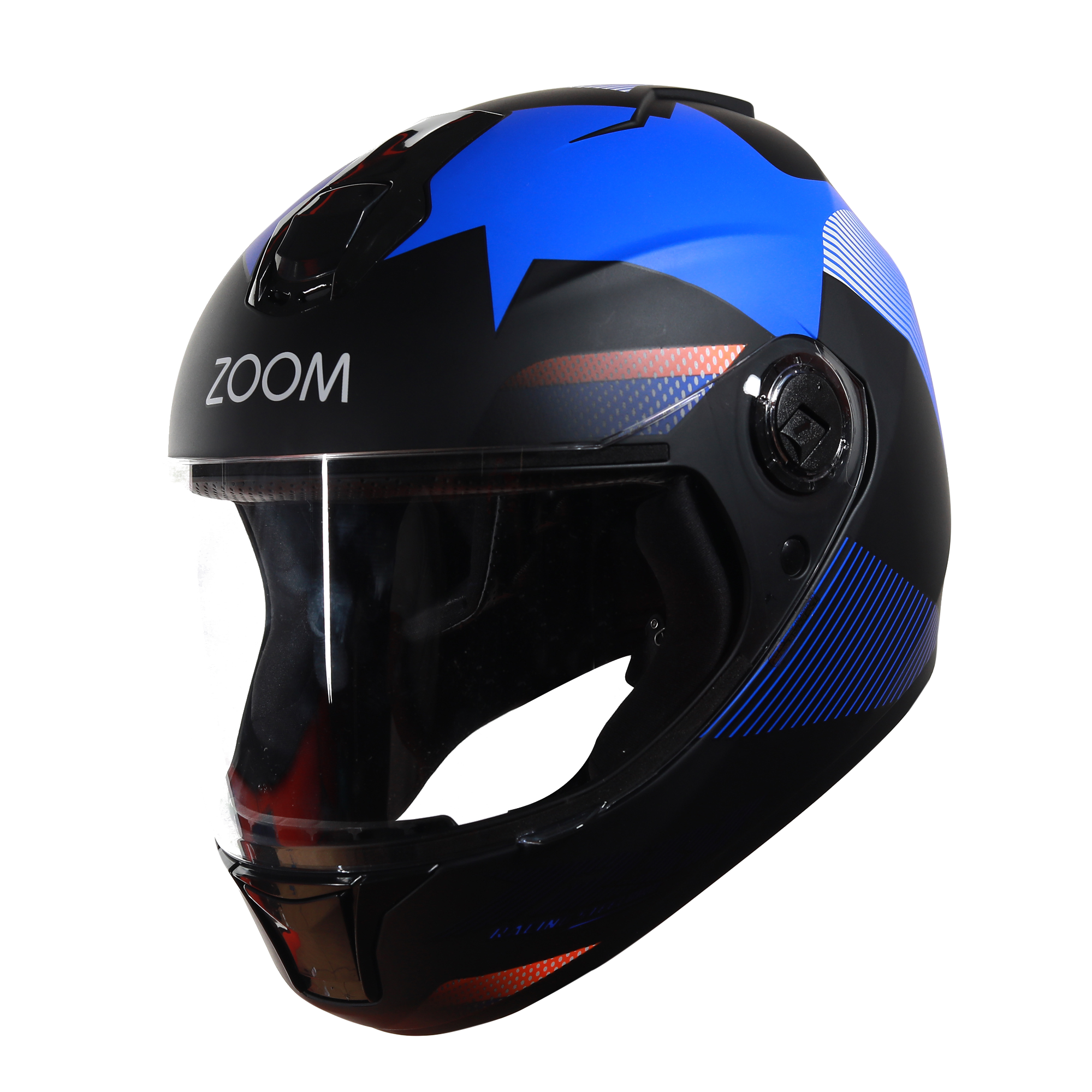 SBH-11 Zoom Trace Mat Black With Blue