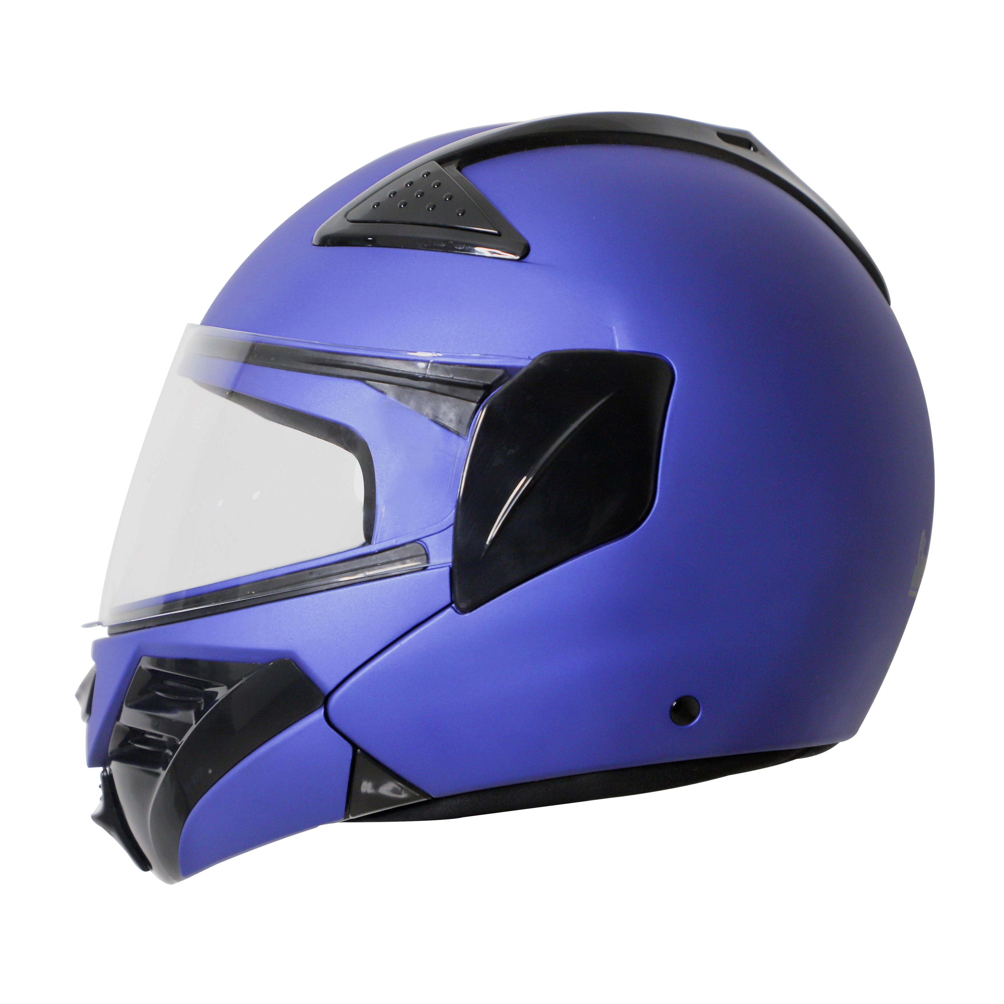 Steelbird SB-34 TRX ISI Certified Flip-Up Helmet For Men And Women (Matt Y.Blue With Clear Visor)