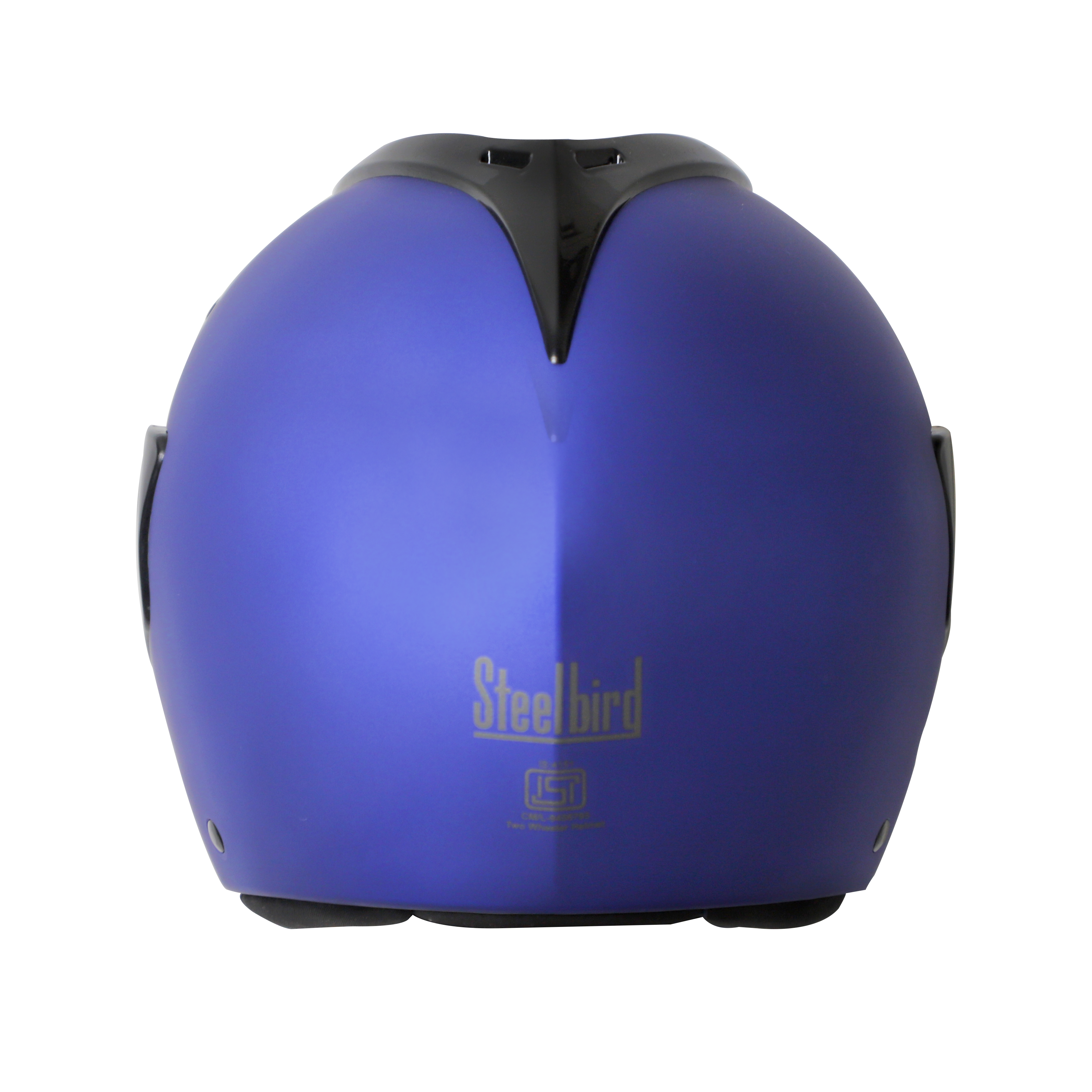 Steelbird SB-34 ISI Certified Flip-Up Helmet For Men And Women (Matt Y.Blue With Smoke Visor)