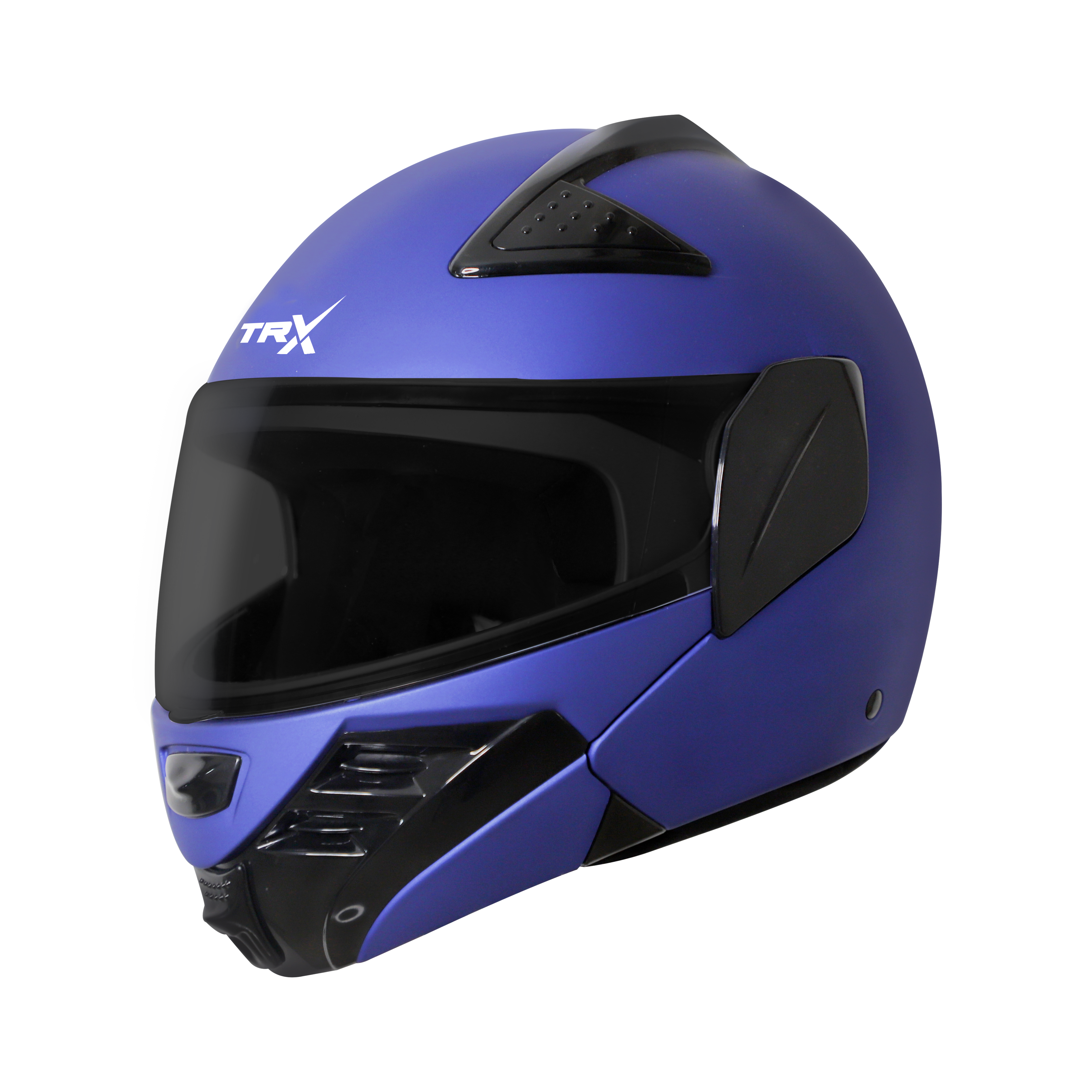 Steelbird SB-34 ISI Certified Flip-Up Helmet For Men And Women (Glossy Y.Blue With Smoke Visor)