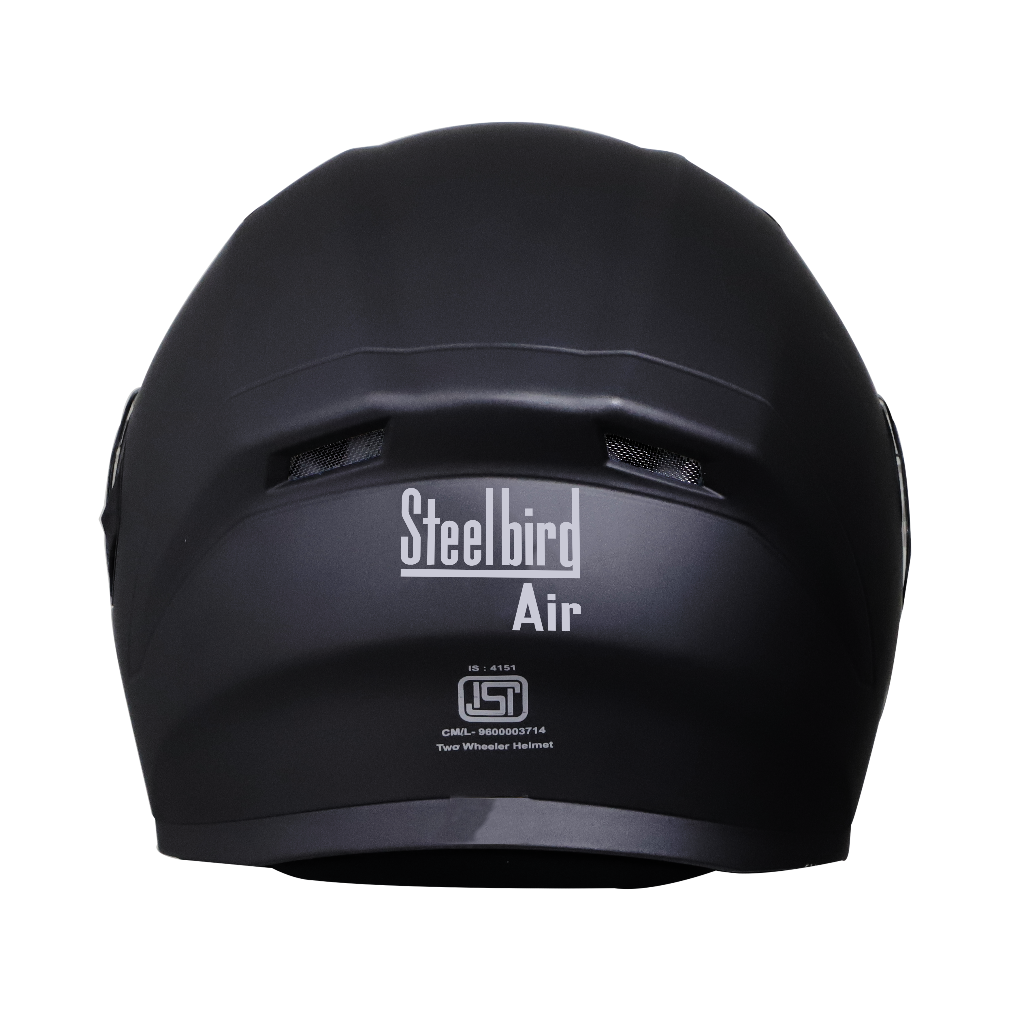 Steelbird SBA-21 GT Full Face ISI Certified Helmet (Matt Black With Clear Visor)