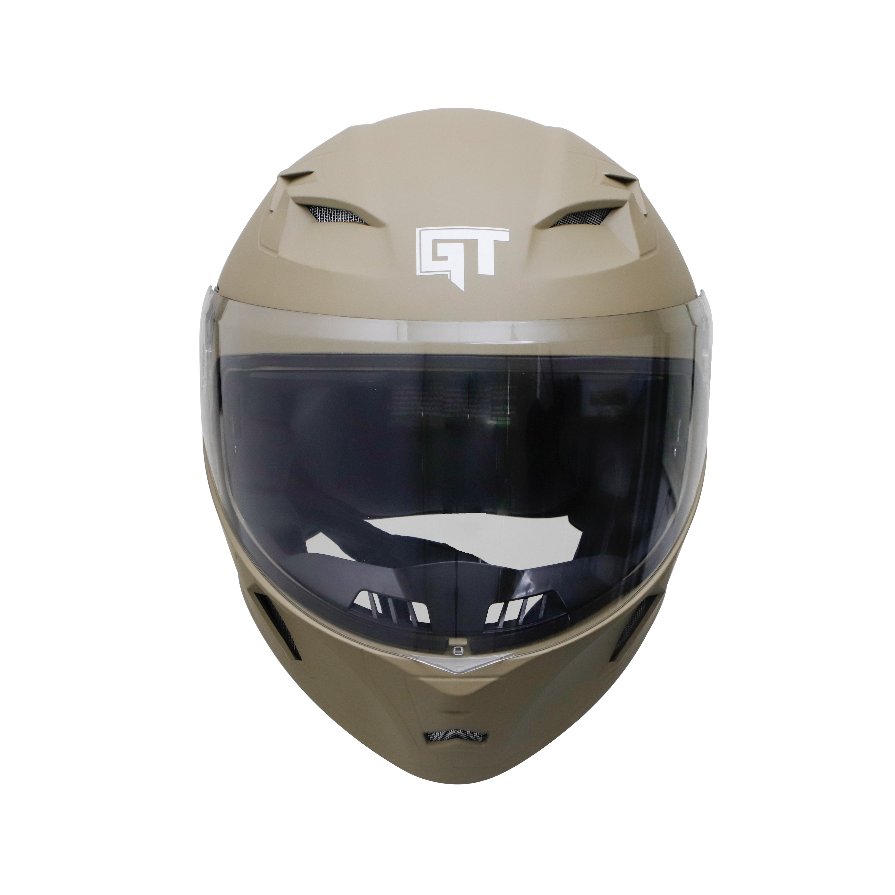 Steelbird SBA-21 GT Full Face ISI Certified Helmet (Matt Desert Storm With Clear Visor)