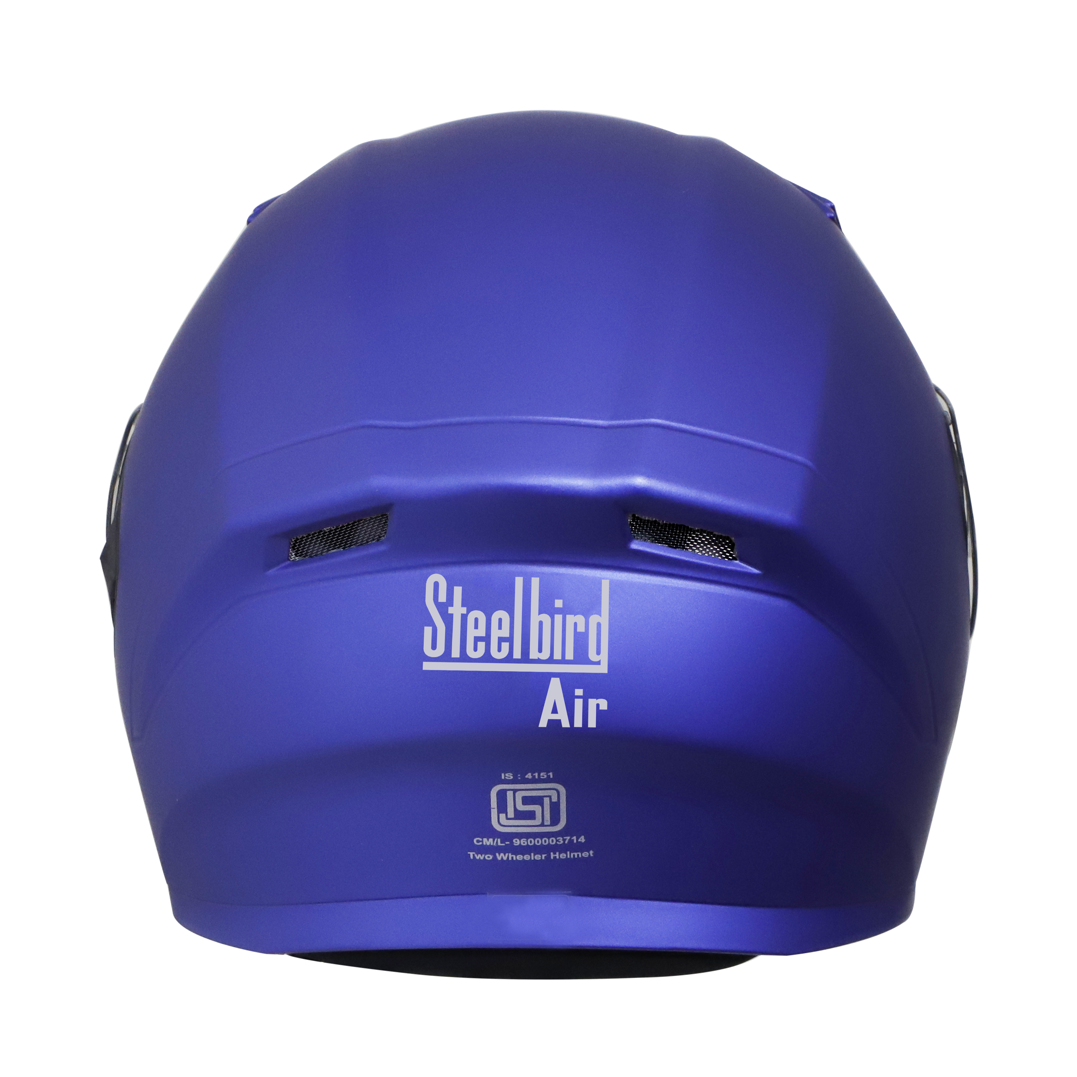 Steelbird SBA-21 GT Full Face ISI Certified Helmet (Glossy Y. Blue With Clear Visor)