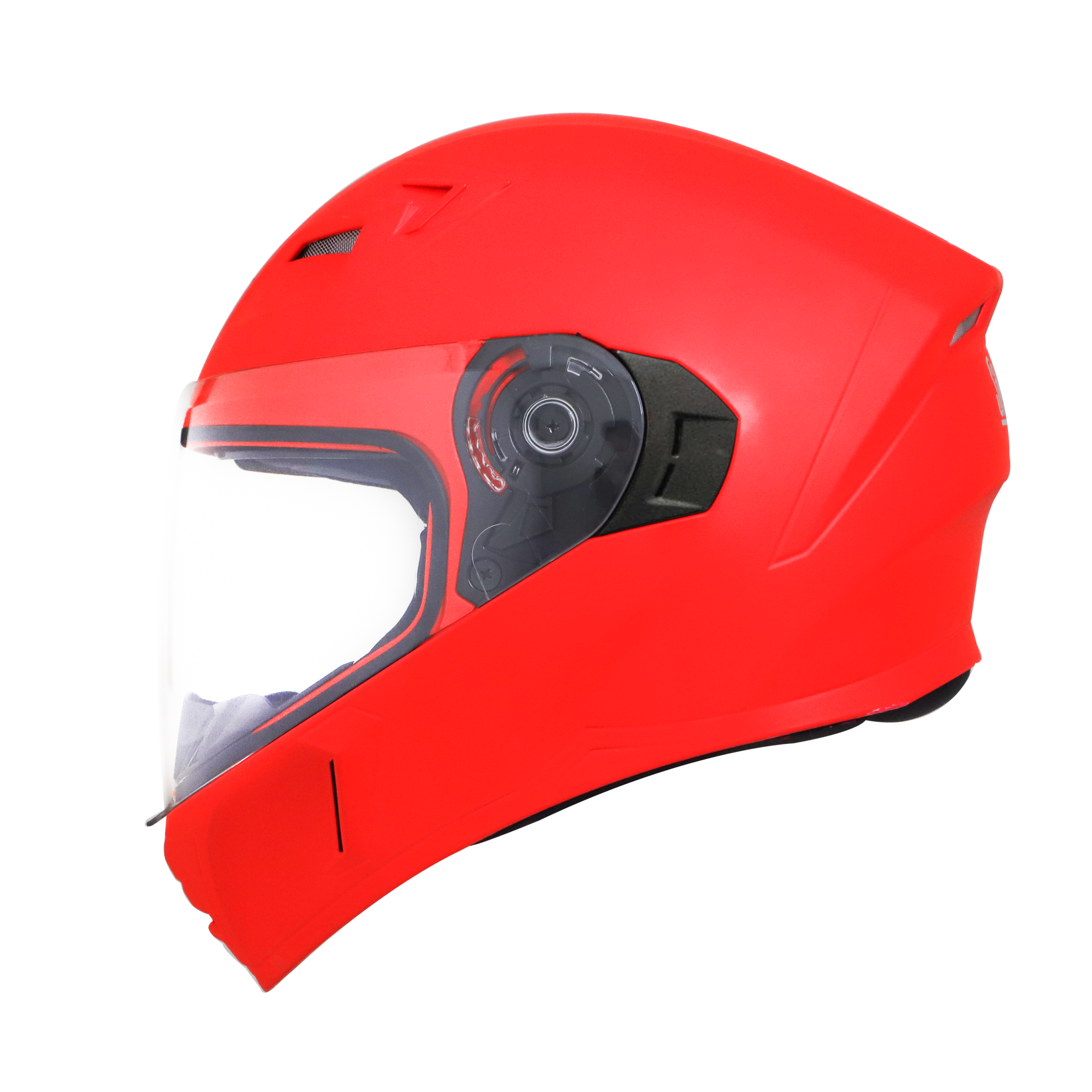 Steelbird SBA-21 GT Full Face ISI Certified Helmet (Glossy Fluo Watermelon With Clear Visor)