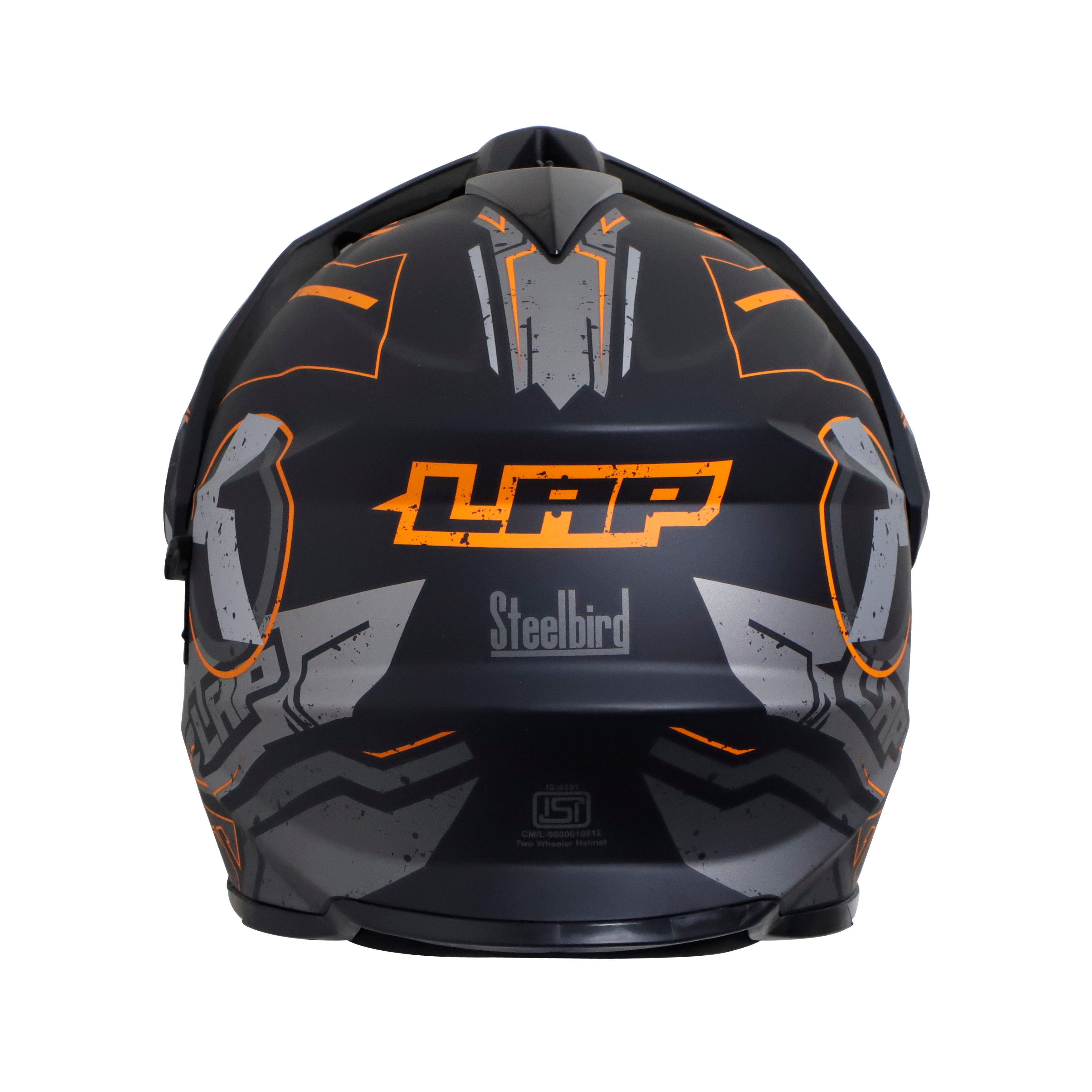 SB-42 BANG LAP GLOSSY BLACK WITH ORANGE