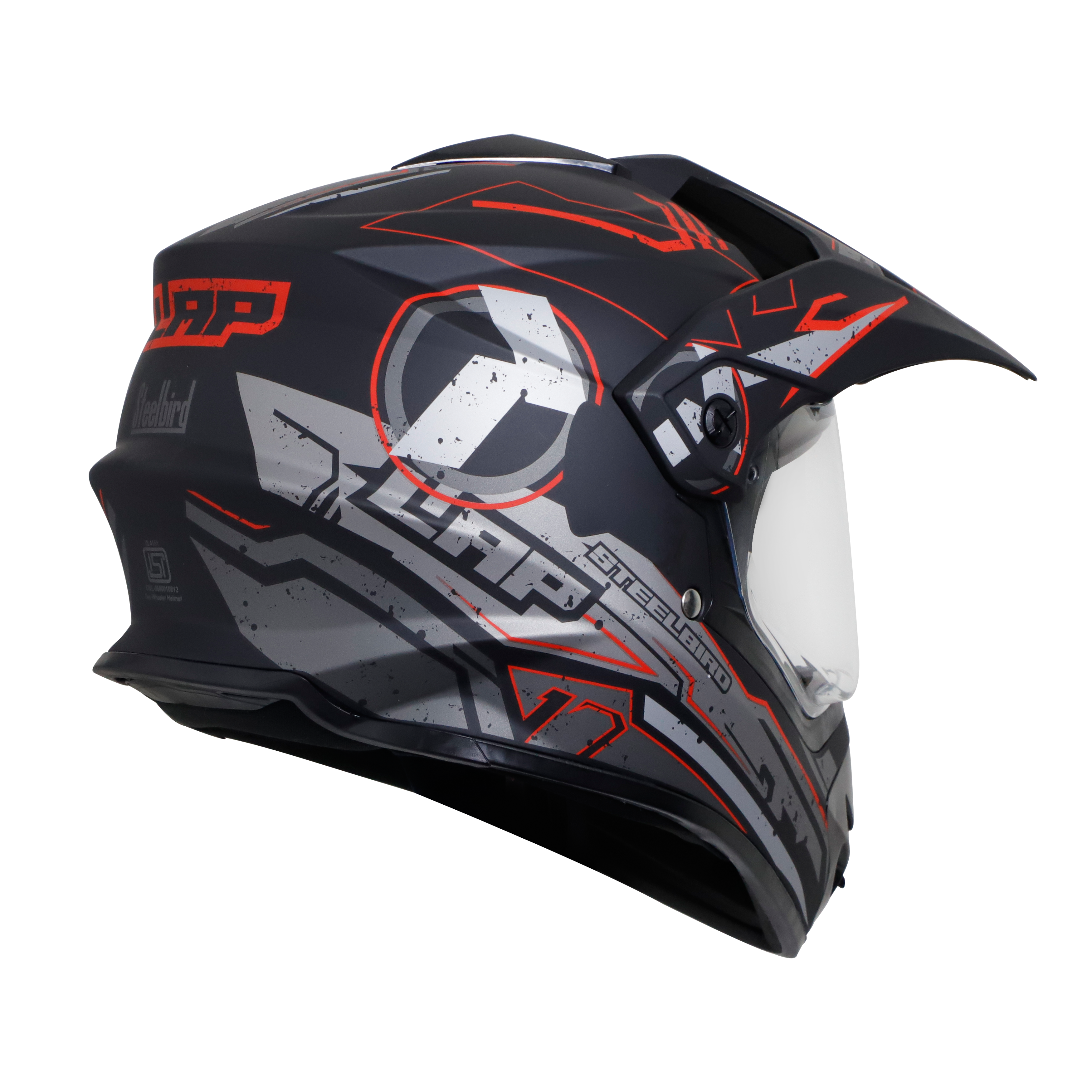 SB-42 BANG LAP GLOSSY BLACK WITH RED