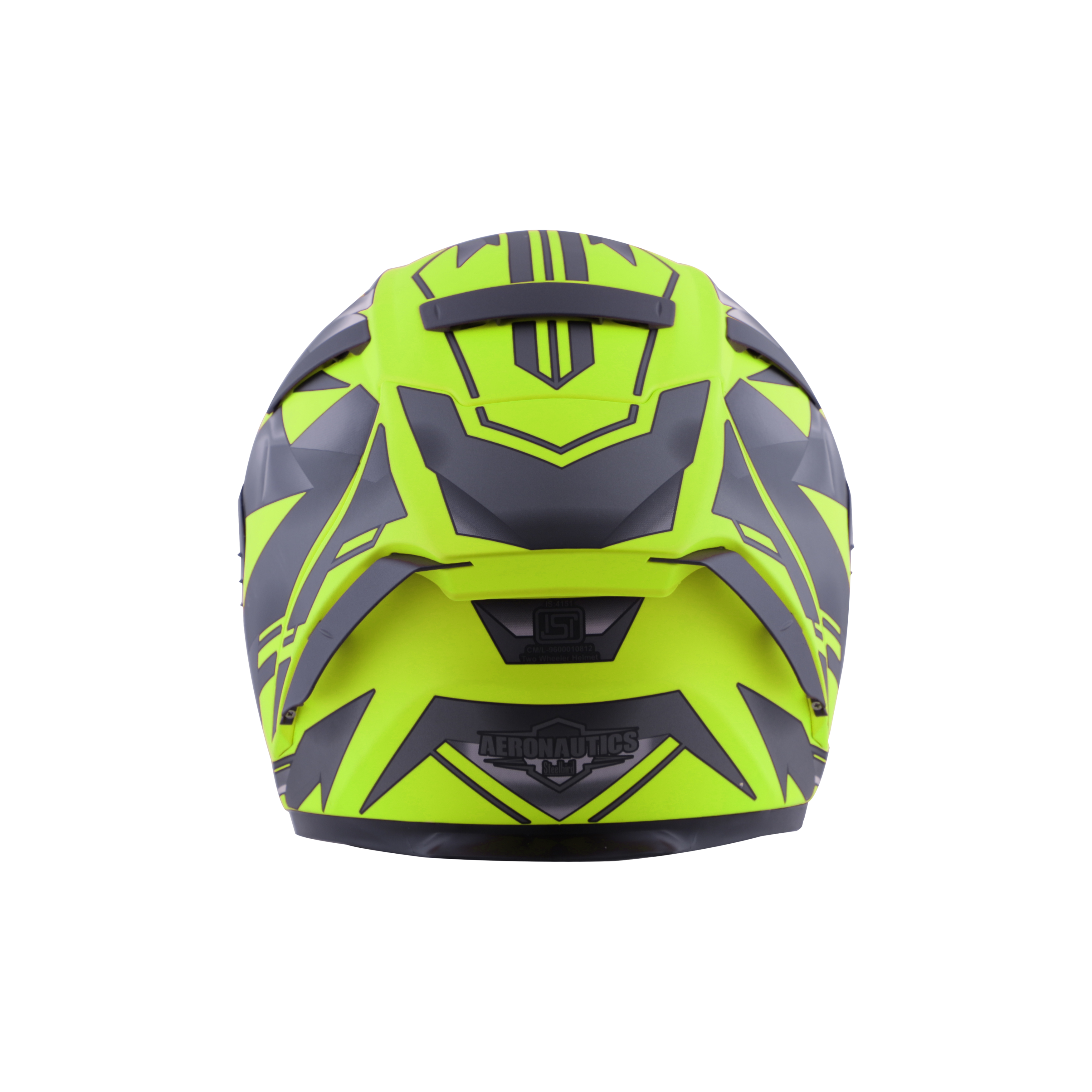 SA-2 METALLIC GLOSSY FLUO NEON WITH GREY ( FITTED WITH CLEAR VISOR  EXTRA CHROME BLUE VISOR FREE) WITH ANTI-FOG SHIELD HOLDER