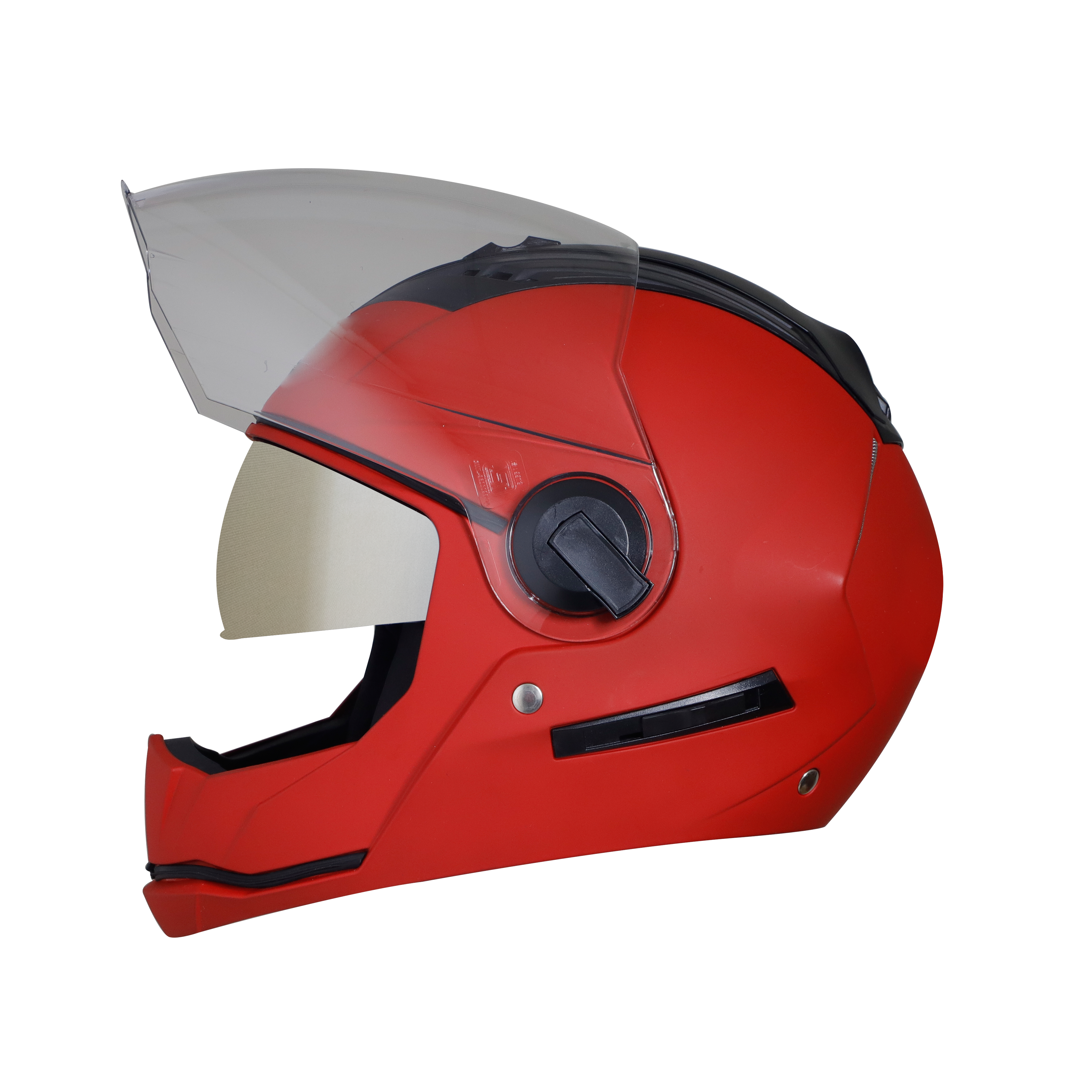 SBA-2 MAT SPORTS RED WITH CHROME SILVER INNER SUN SHIELD