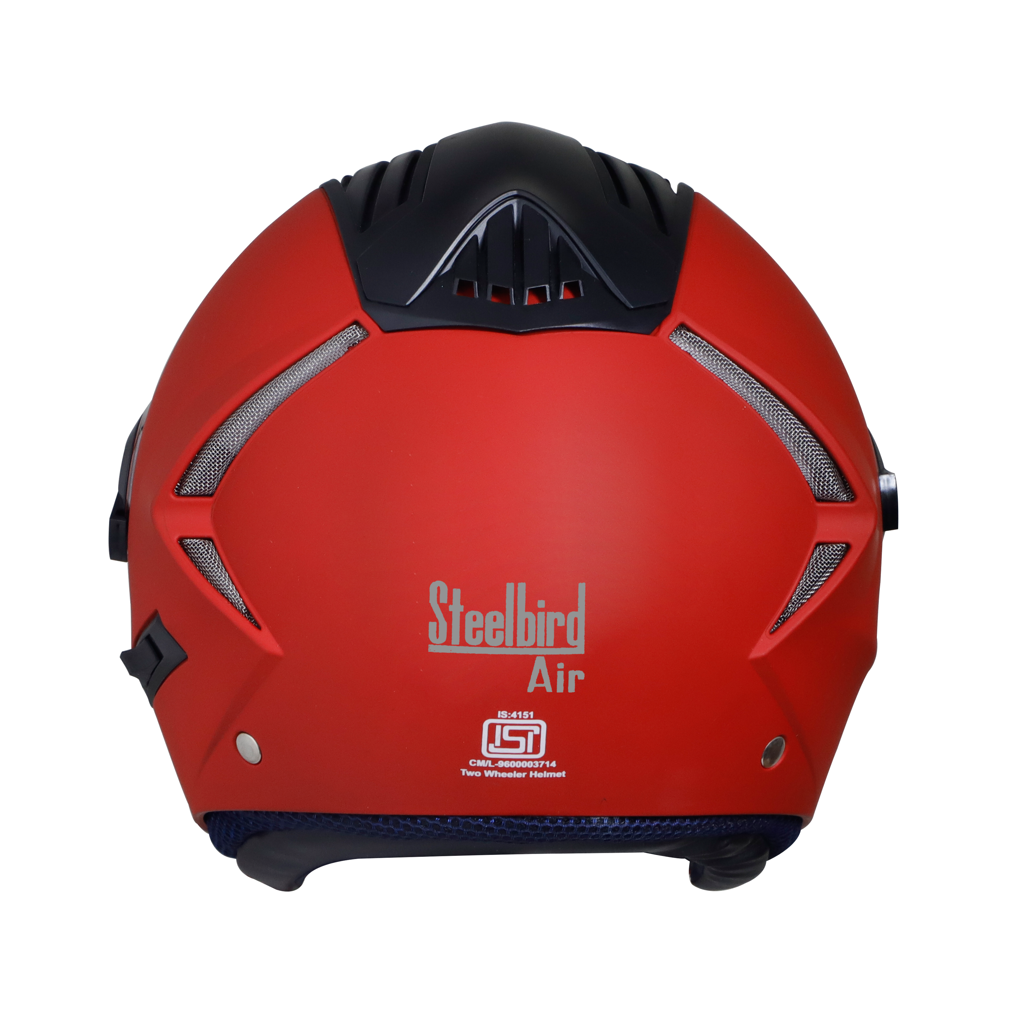 SBA-2 MAT SPORTS RED WITH CHROME SILVER INNER SUN SHIELD