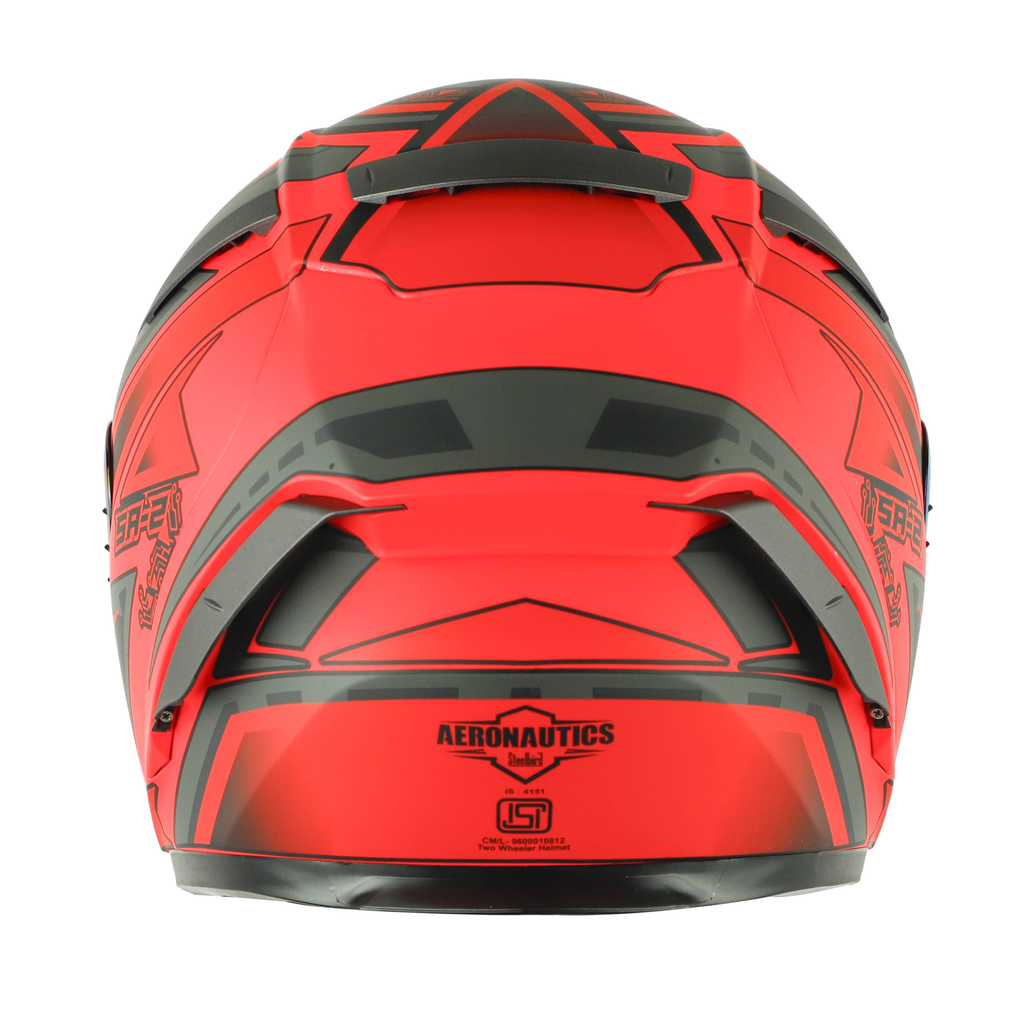 SA-2 ELECTRIC GLOSSY FLUO WATERMELON WITH GREY (FITTED WITH CLEAR VISOR EXTRA GOLD CHROME VISOR FREE WITH ANTI-FOG SHIELD HOLDER)