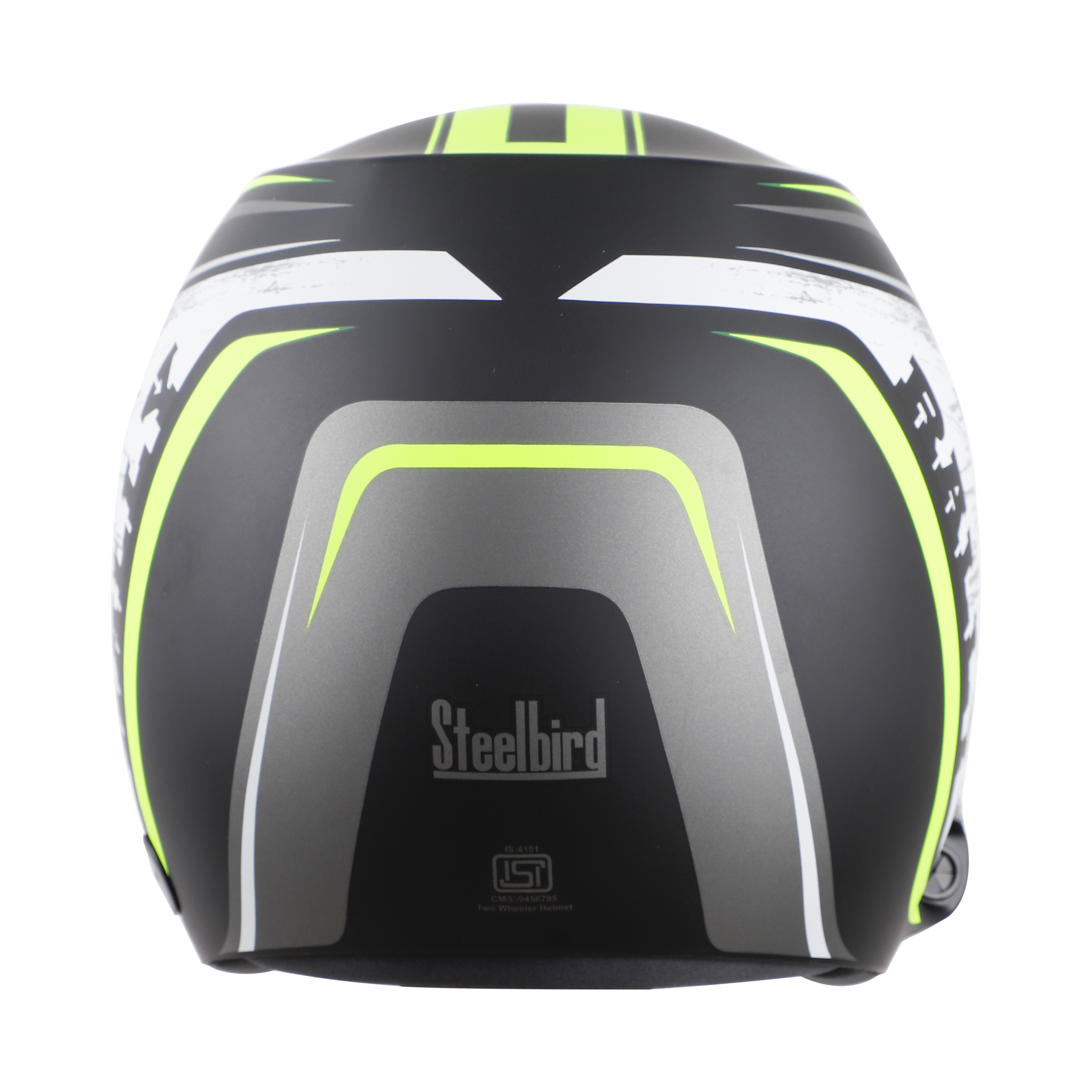 SB-51 RALLY RUT GLOSSY BLACK WITH NEON ( FITTED WITH CLEAR VISOR EXTRA SMOKE VISOR FREE)