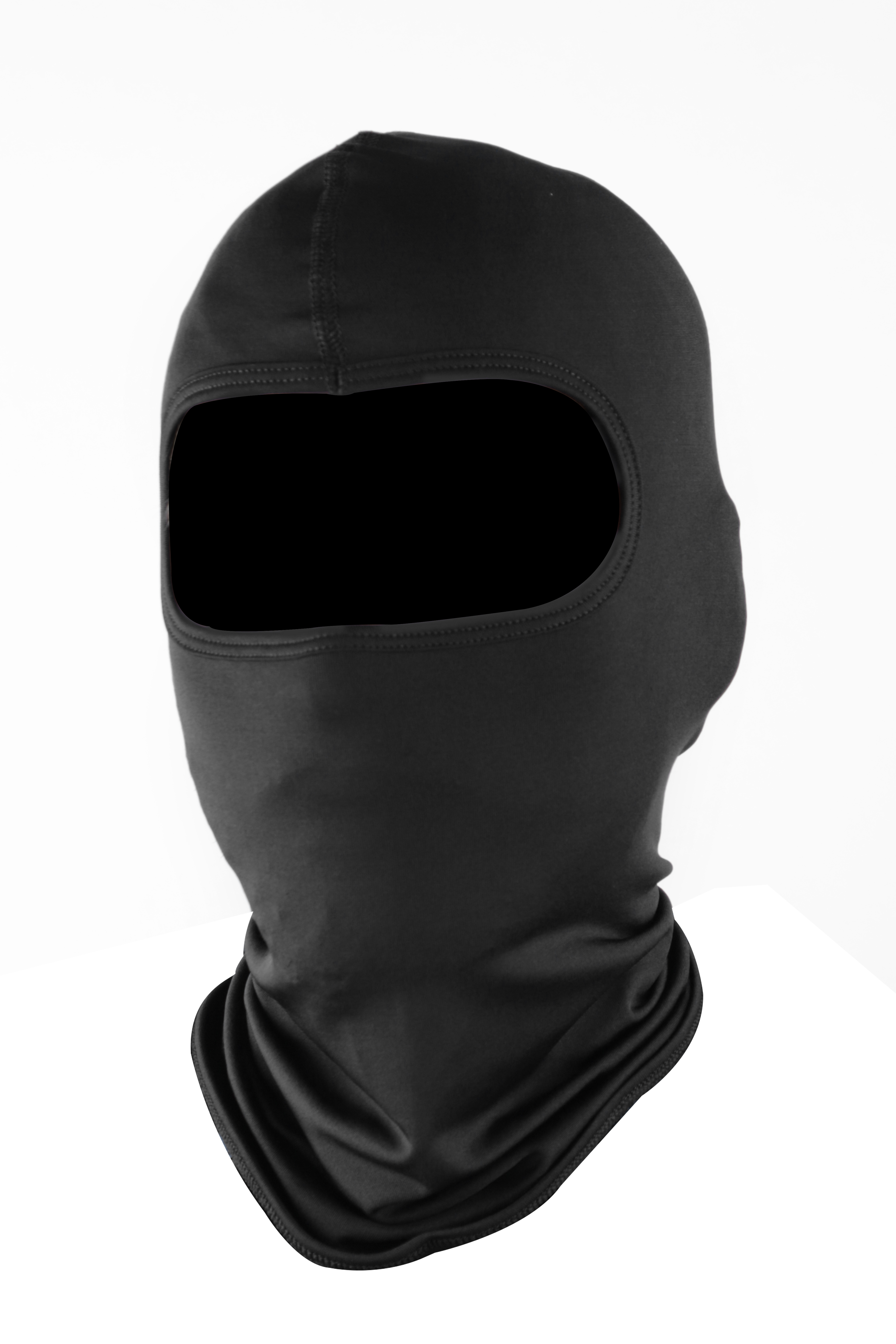 Steelbird Soft Lycra Balaclava Most Suitable For Motorcycling, Running, Sports, Head And Face Cover (Black)