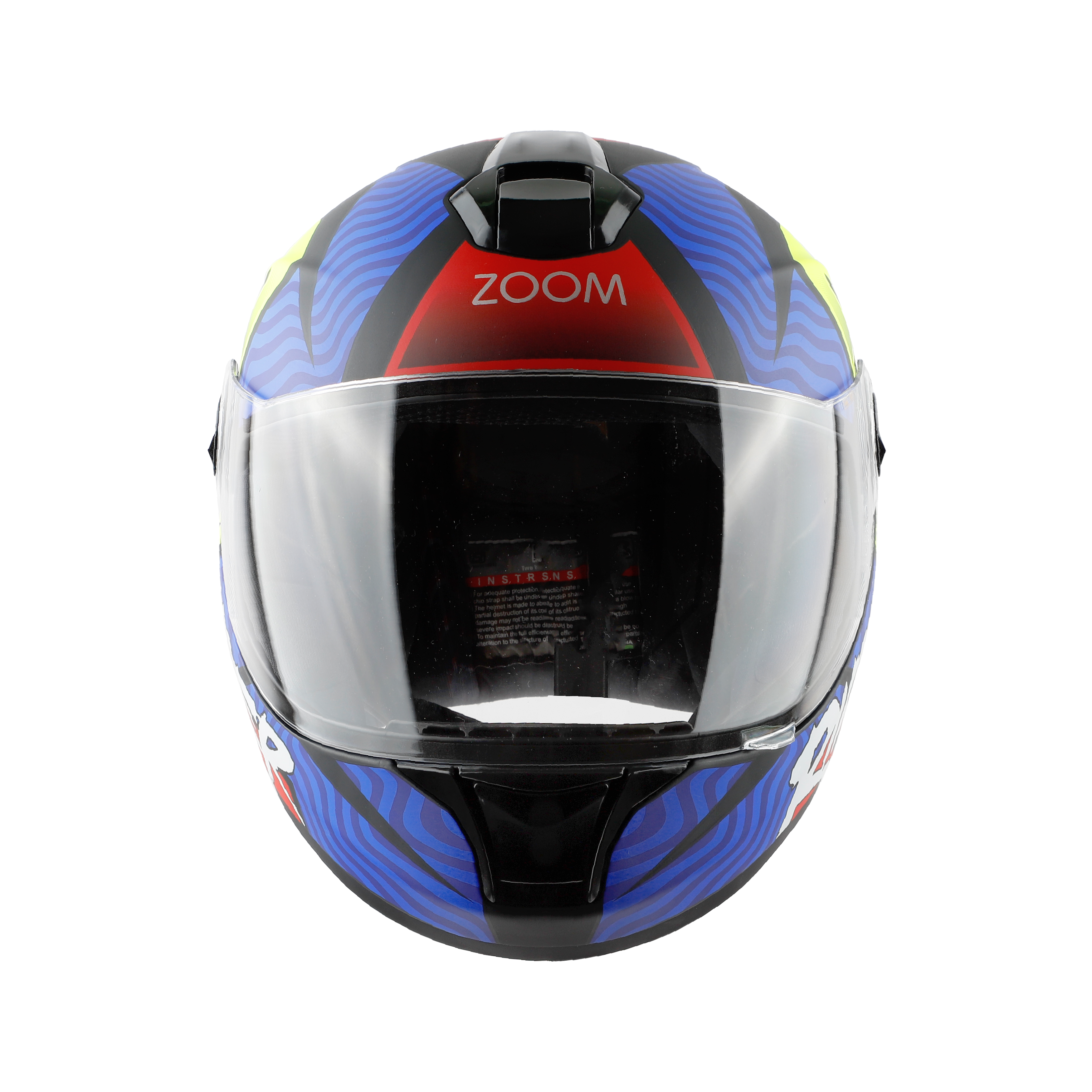 SBH-11 ZOOM RIDER GLOSSY BLUE WITH RED