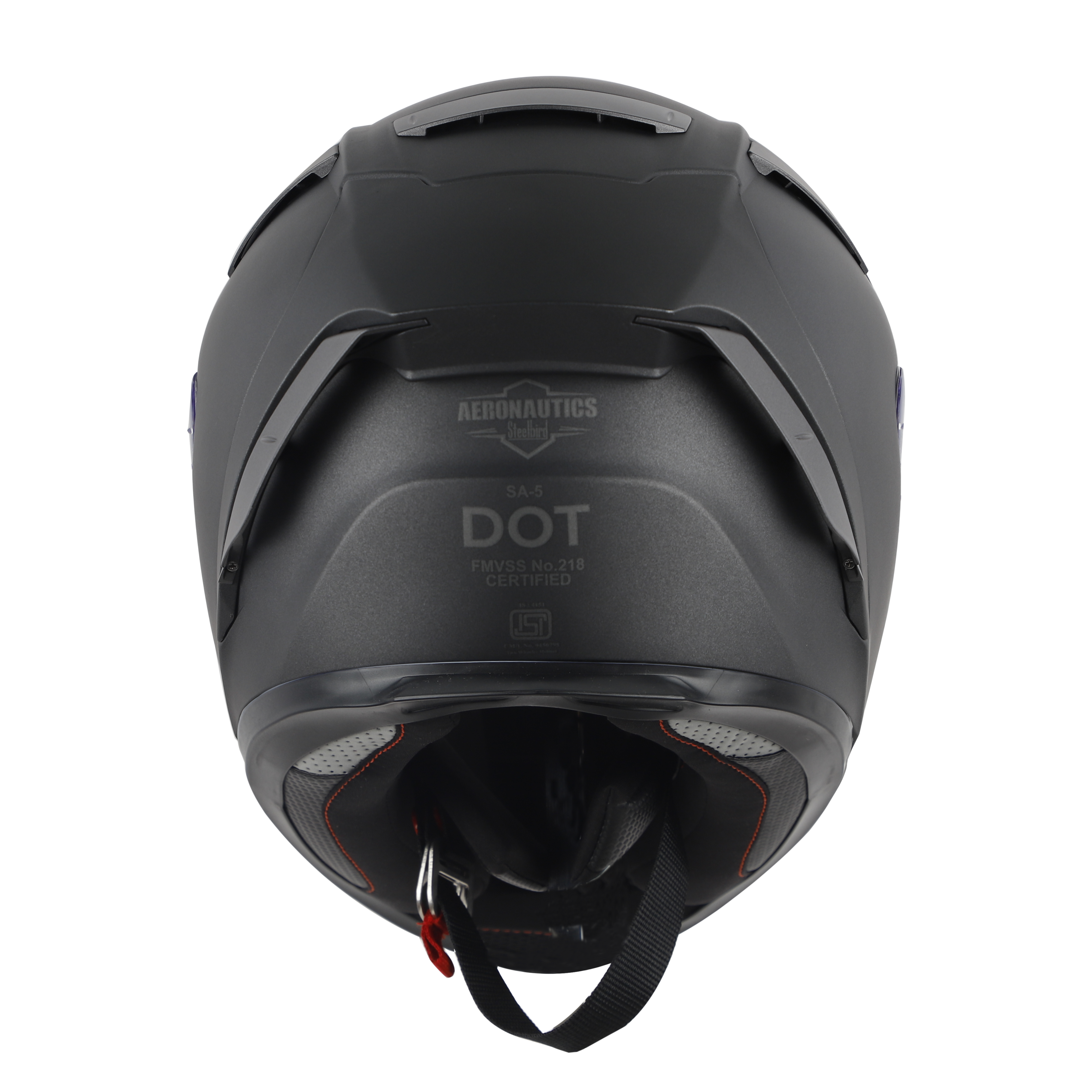 SA-5 DOT MAT AXIS GREY WITH CLEAR ANTI-FOG SHIELD VISOR