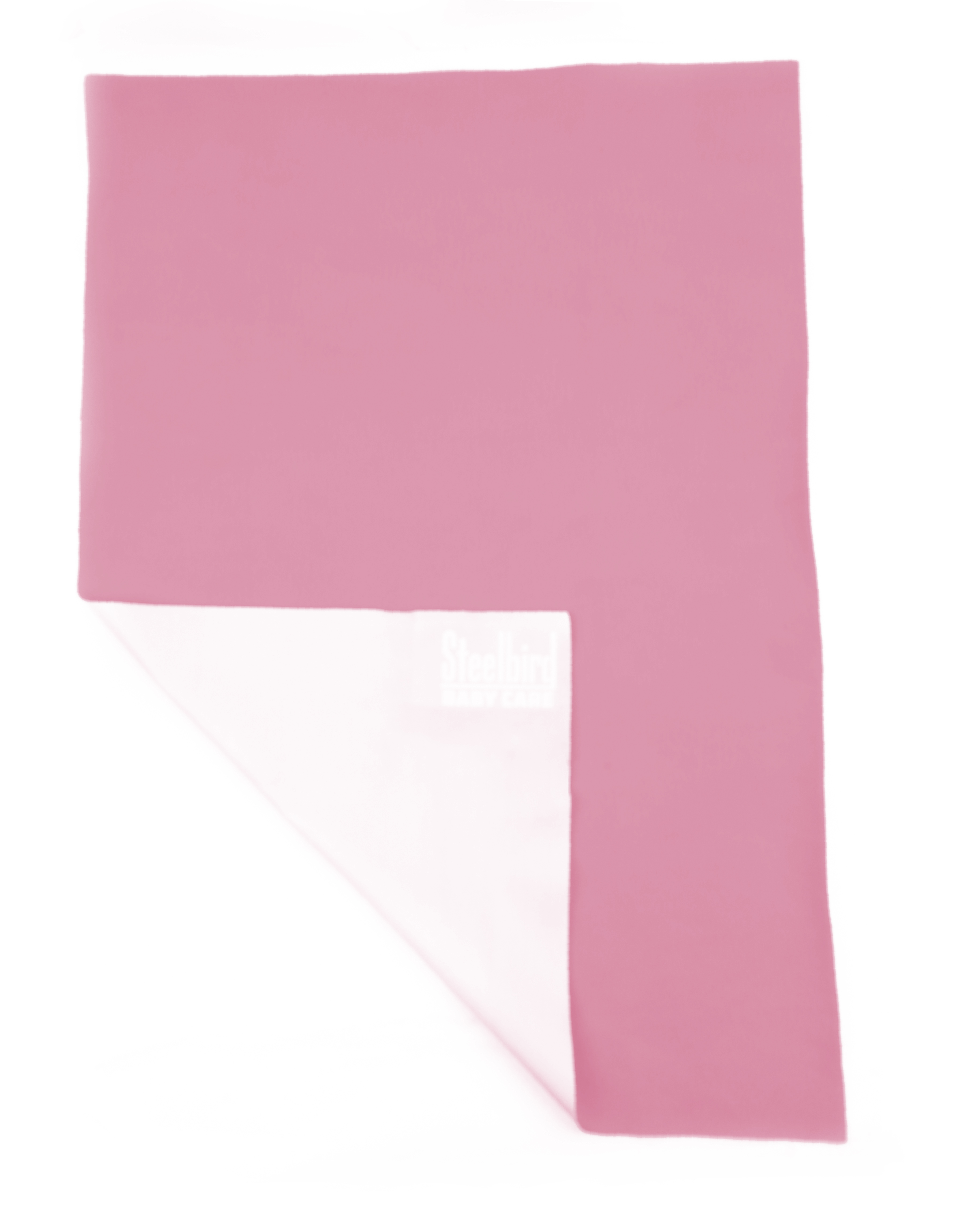 Steelbird Premium Care Baby Bed Sheet -InstaDry Extra Absorbent Completely Water-Proof & Reusable Mat/Bed Protector Sleeping Mat-Pink-S (50 cm* 70 cm) (Pink)
