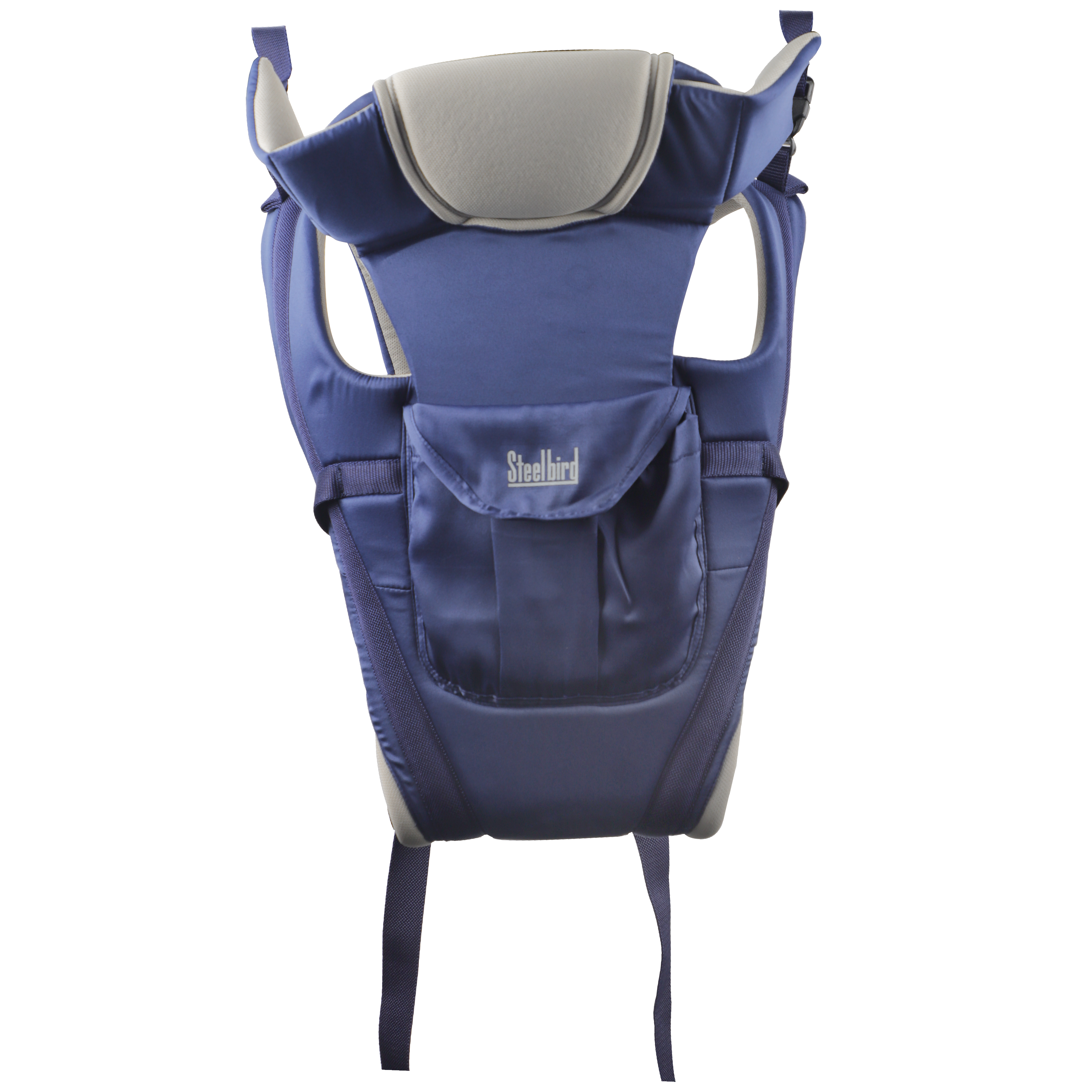 Steelbird Baby Carrier Premium- Grey/Blue