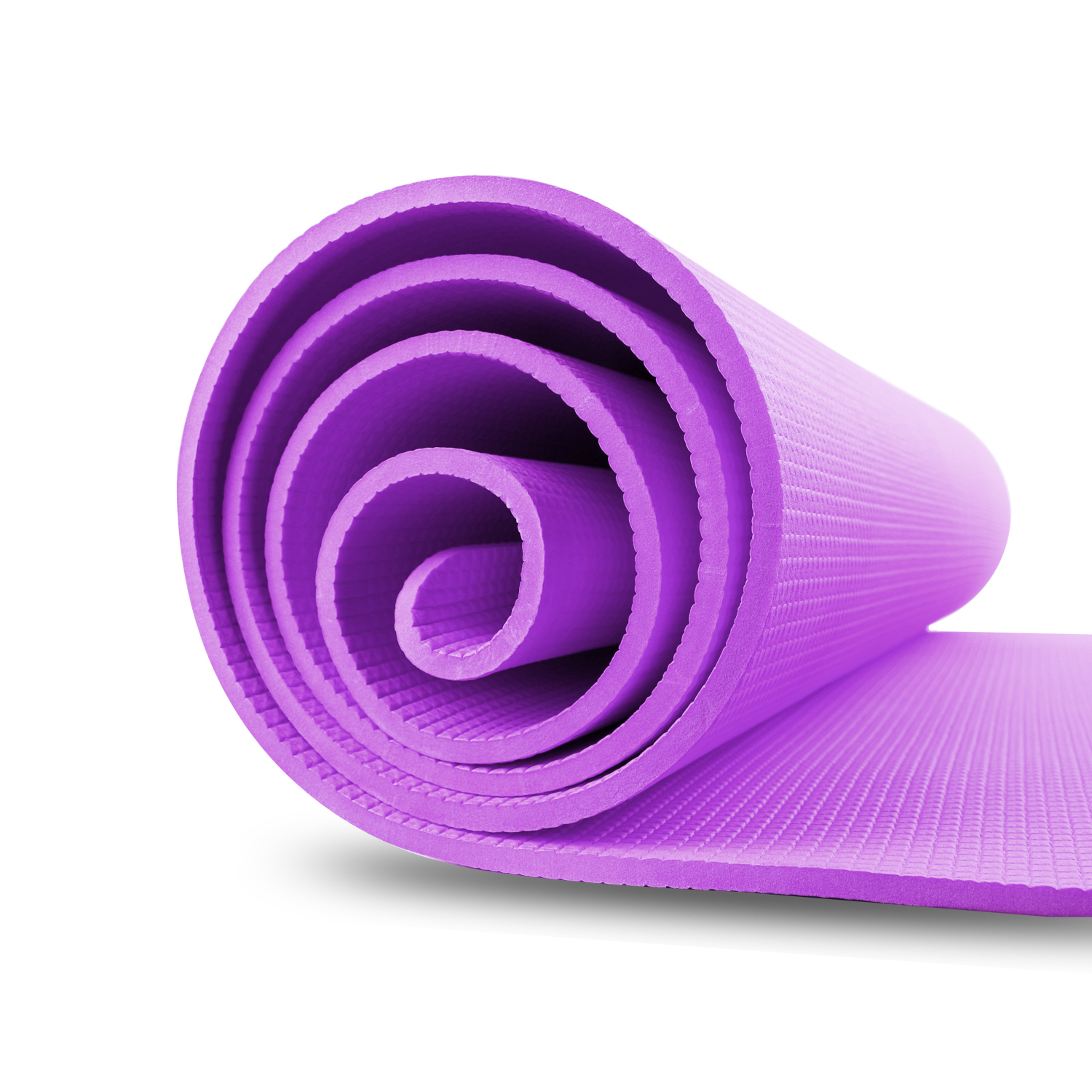 Steelbird Yoga Mat 6mm For Men And Women 6 X 2 Feet Wide Extra Thick Exercise Mat For Workout,Yoga,Fitness,Gym, Pilates And High-Density Anti-Tear Non-Slip Light Weight Mat (Light Violet)