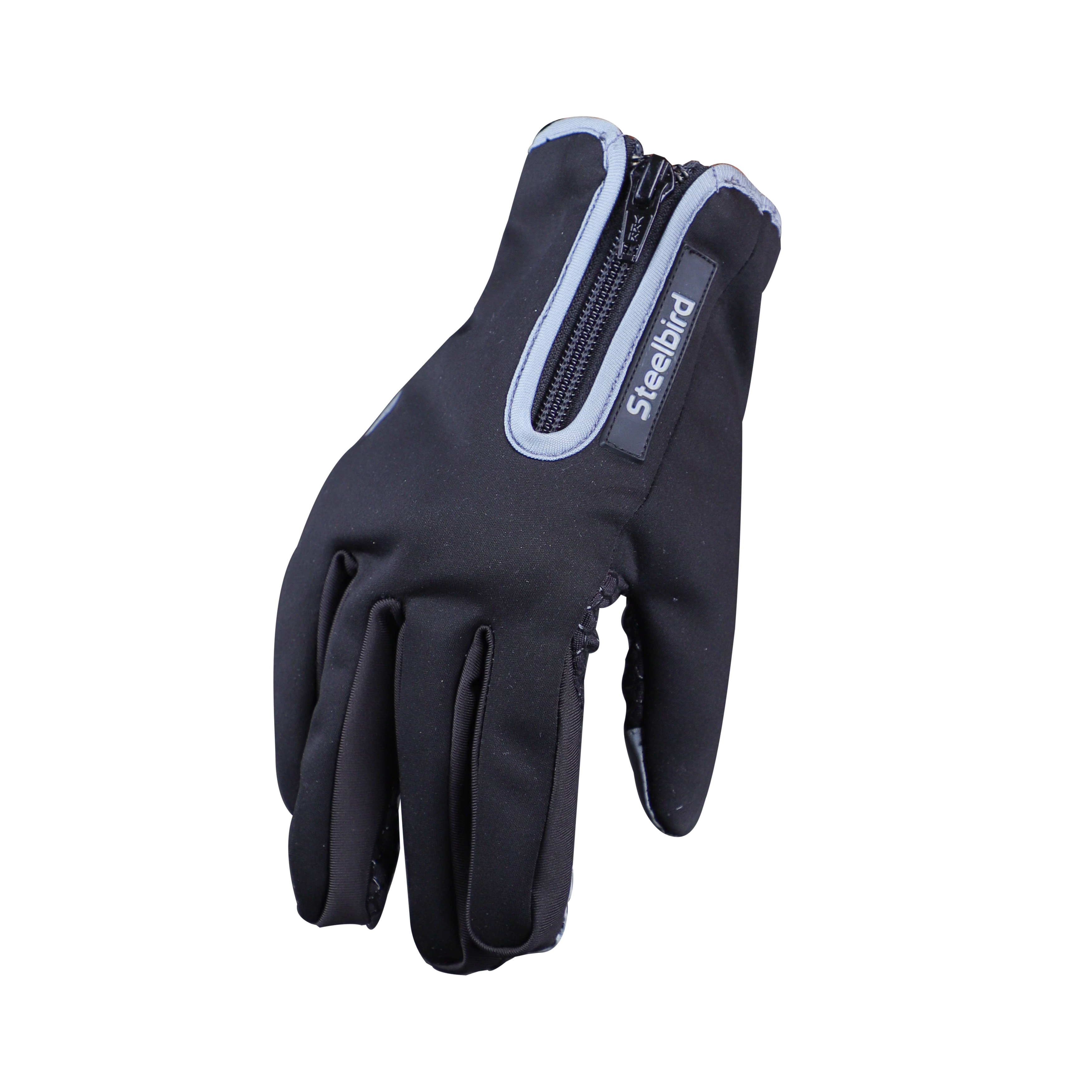 Steelbird Multi Purpose Riding / Cycling / Winter Gloves (Black)