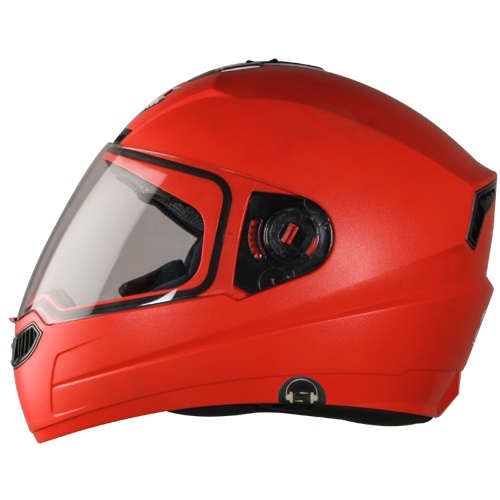 Steelbird SBA-1 7 Wings HF Dashing Full Face Helmet (Dashing Red With Clear Visor)